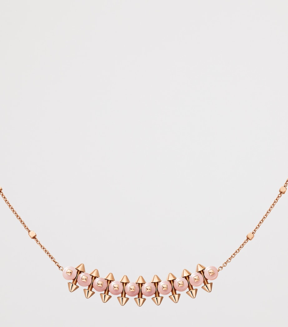 Cartier Rose Gold and Chalcedony Clash de Cartier Pendant Necklace Rose Gold Image 4