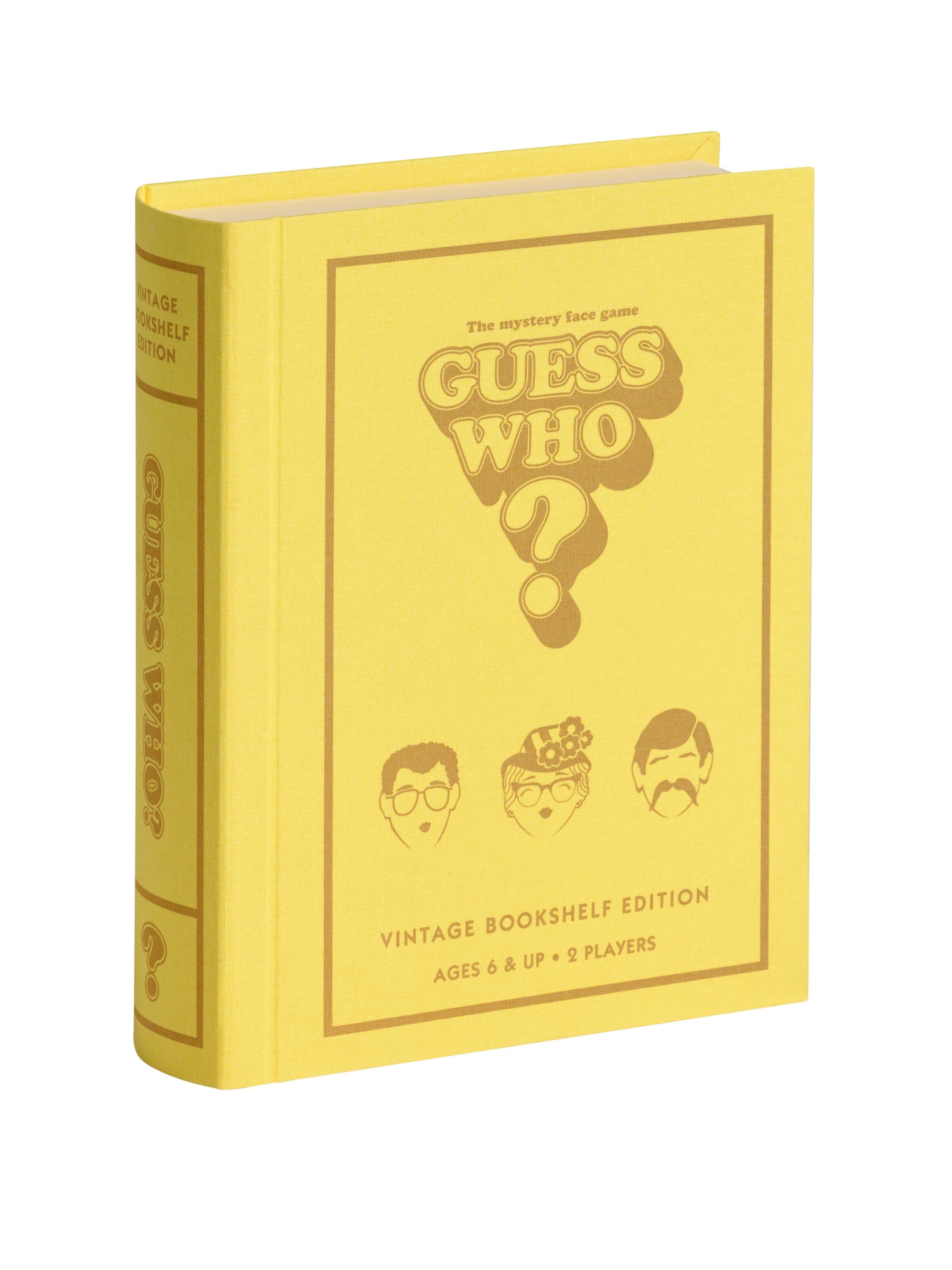 Guess Who Vintage Bookshelf Edition Board Game MULTI Image 1