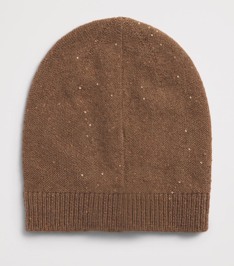 Fabiana Filippi Wool-Blend Sequinned Beanie Vimini Image 2