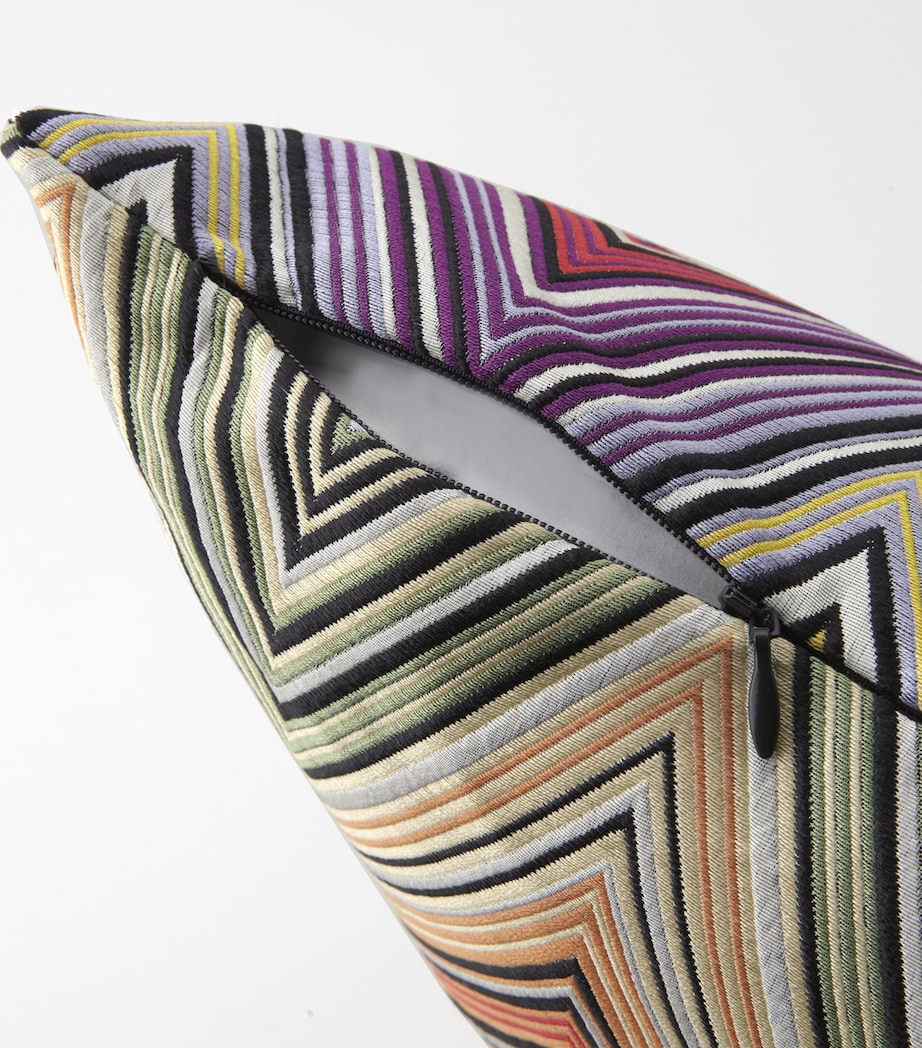 Zigzag Kew Cushion (60cm x 60cm) T59-MULTI ORNG Image 2