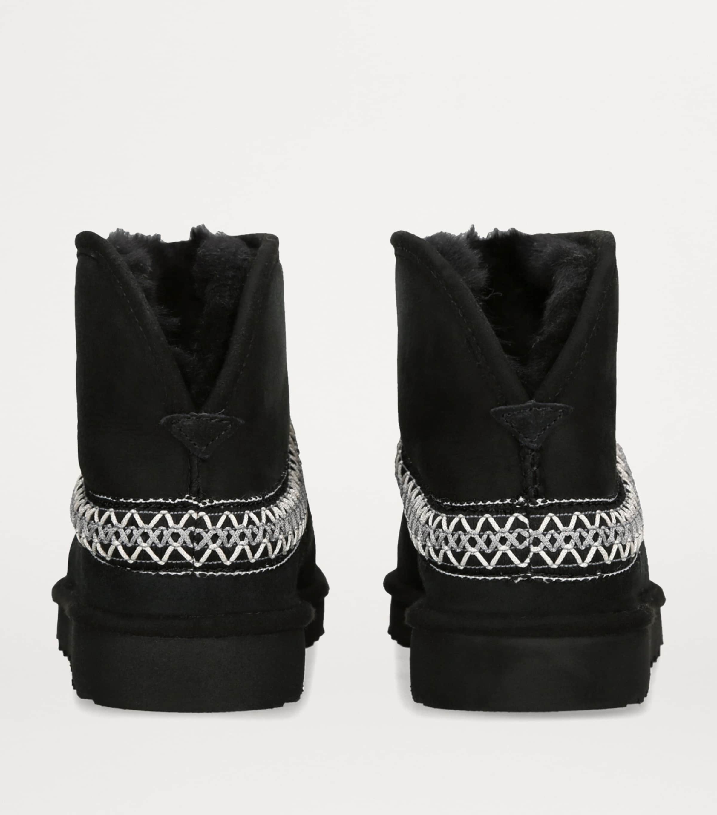 Ugg Classic Mini Crescent Boots In Black