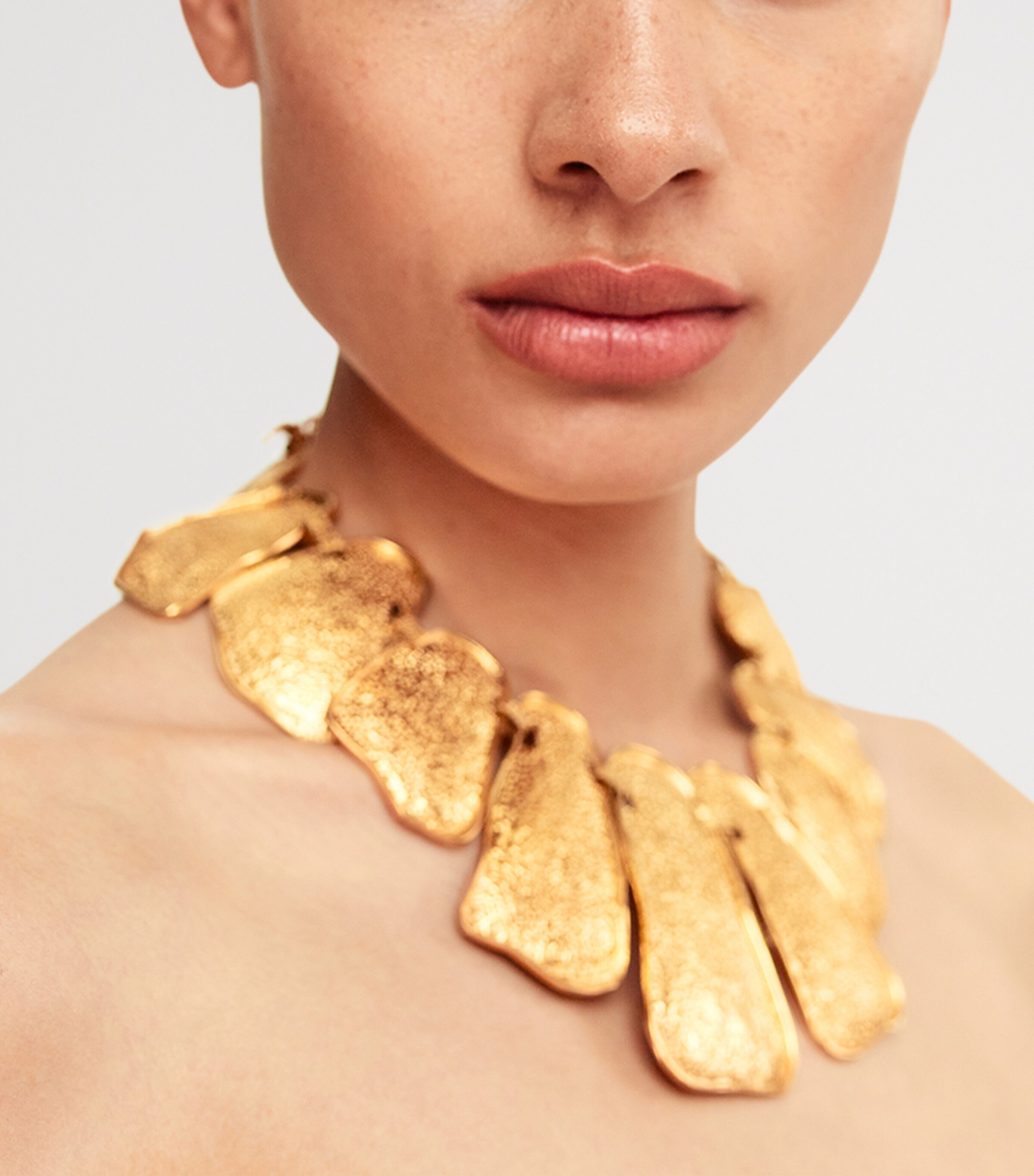 Abstract Necklace 001 GOLD Image 2