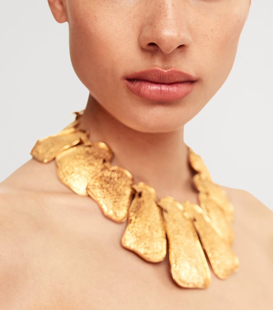 Abstract Necklace 001 GOLD Image 2