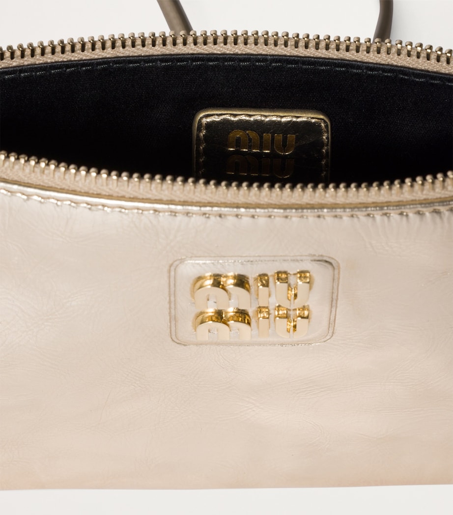 Miu Miu Laminated Nappa Leather Mini Pouch Image 2