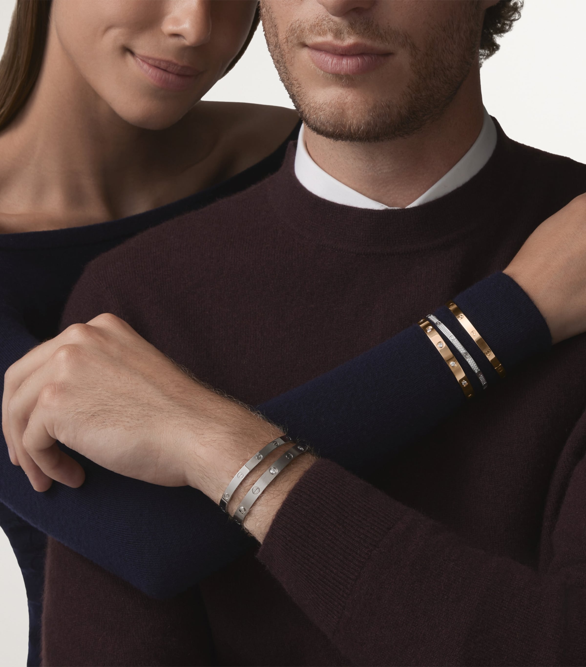 LOVE Medium Rose Gold Bracelet ROSE GOLD Image 9