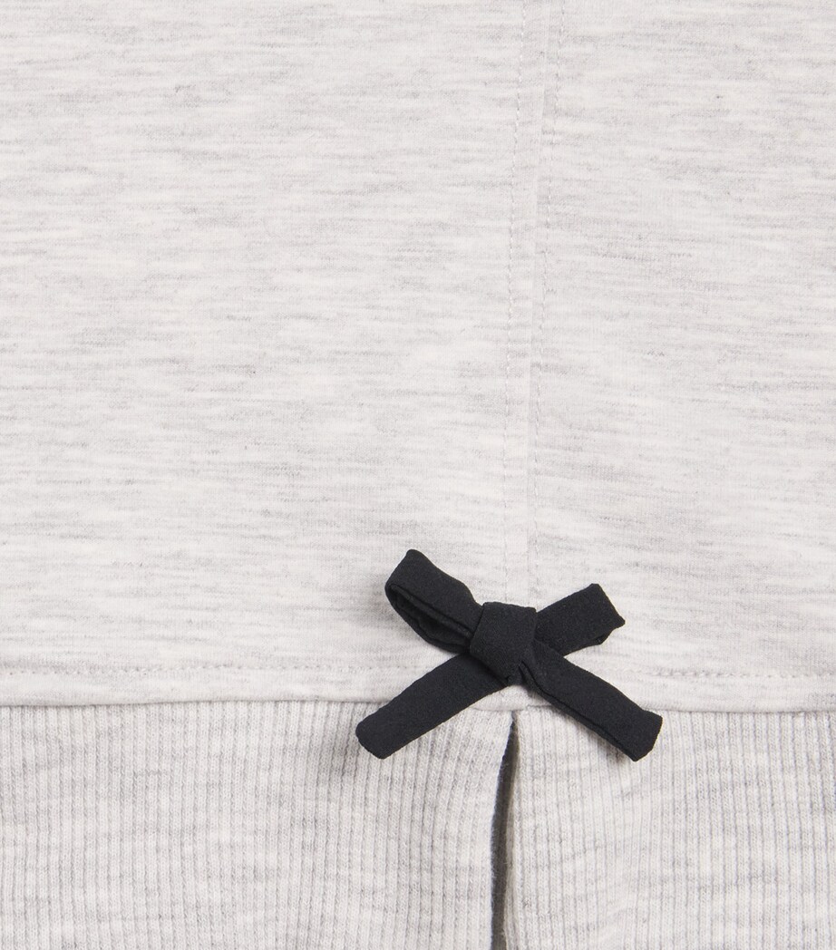Monnalisa Stretch-Cotton Sleeveless Top (2-12 Years) Grey Image 3