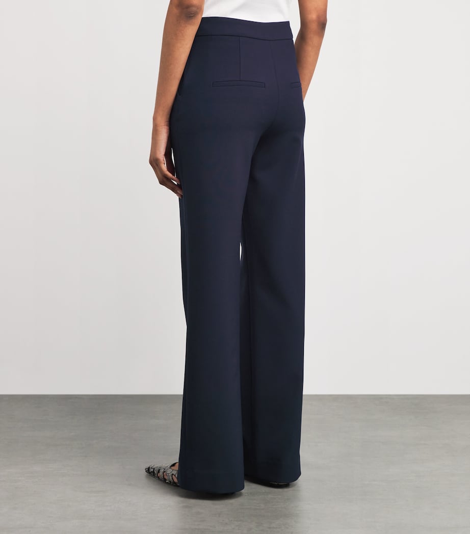 Tonelli Wide-Leg Trousers B0055 NAVY Image 4