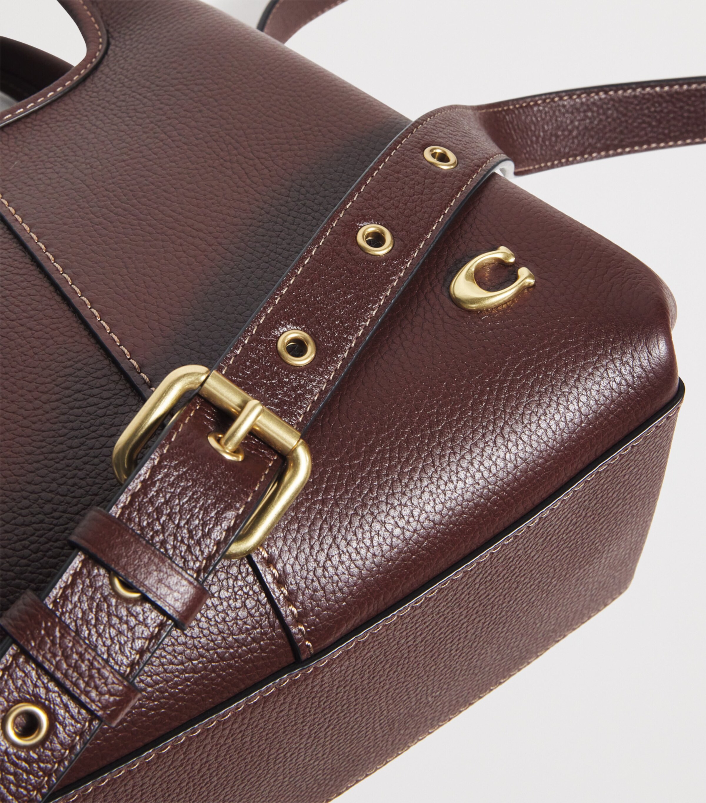 Coach Brown Leather Lana Shoulder Bag | Harrods US