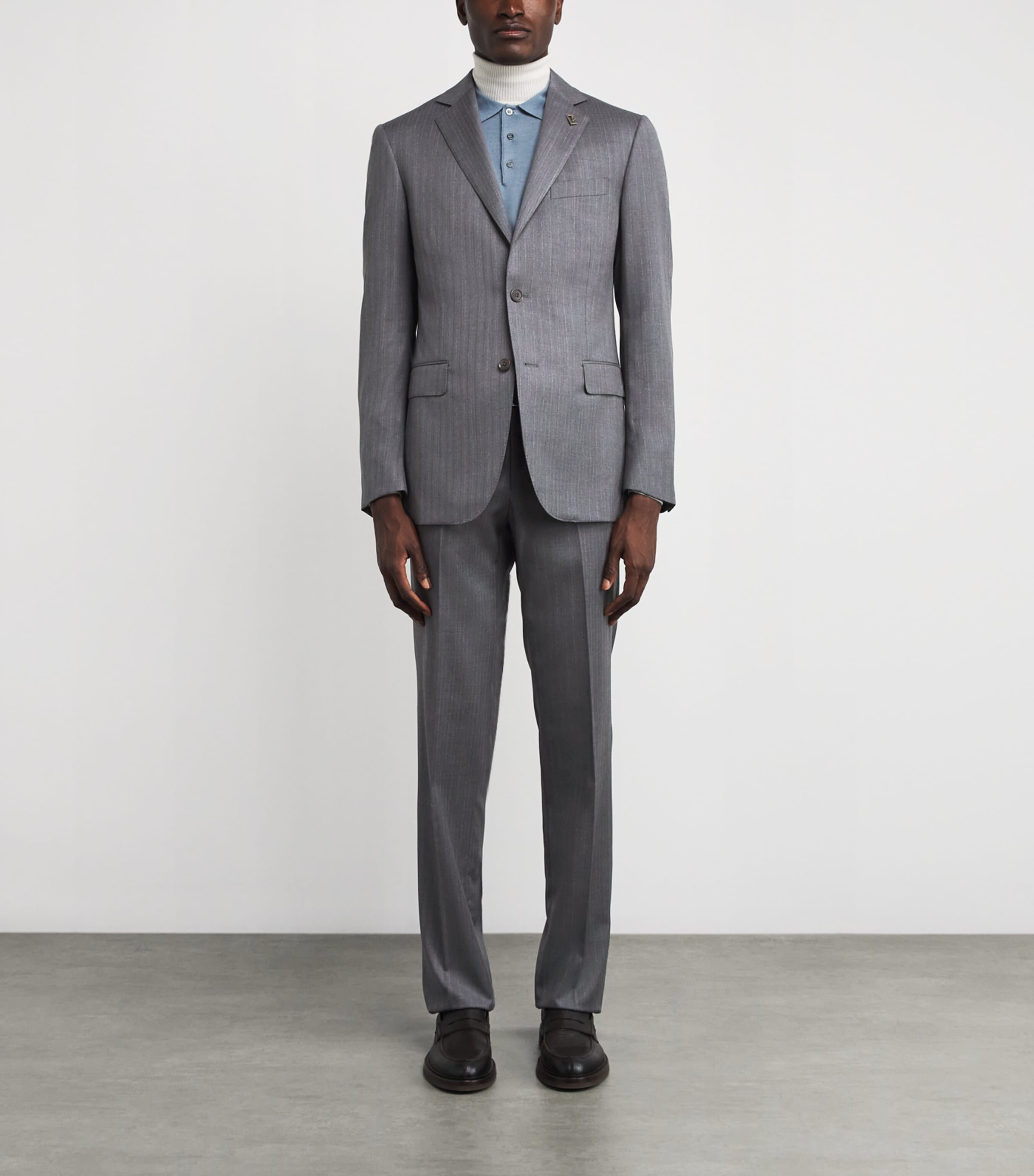 Wool-Blend Blazer 25 GREY Image 3