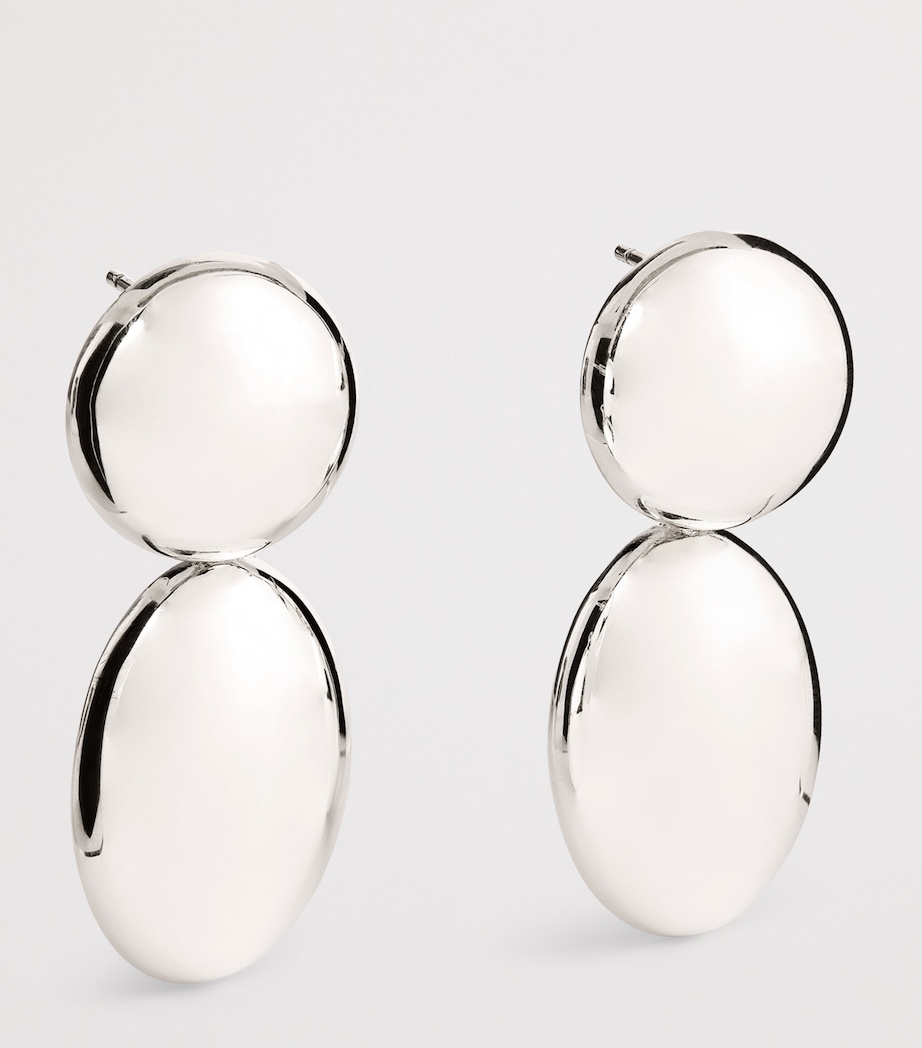 Sterling Silver Klara Drop Earrings SILVER Image 3