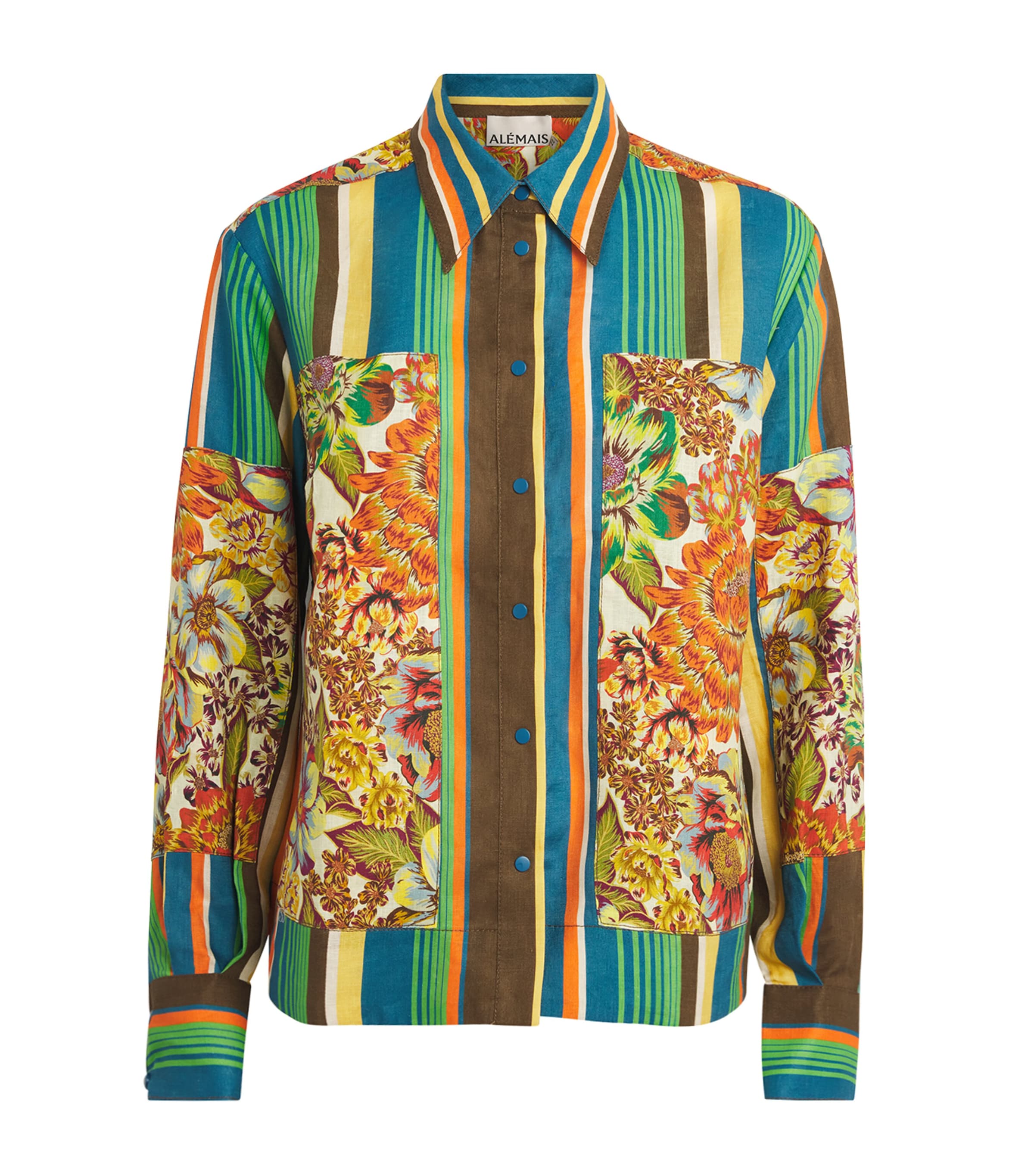 ALEMAIS Womens Linen Charlie Shirt Image 1