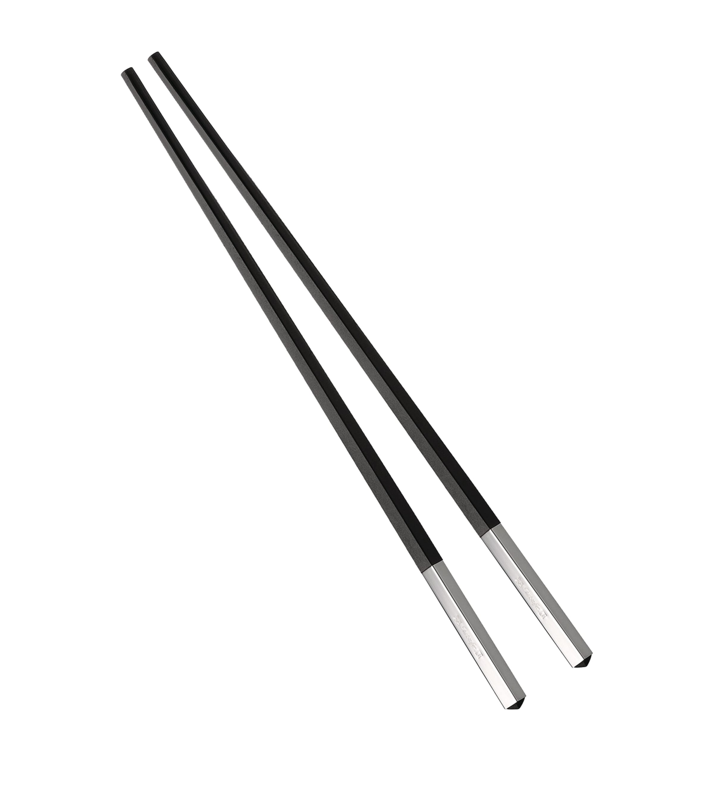 Silver-Plated Uni Chinese Chopsticks BLACK Image 2