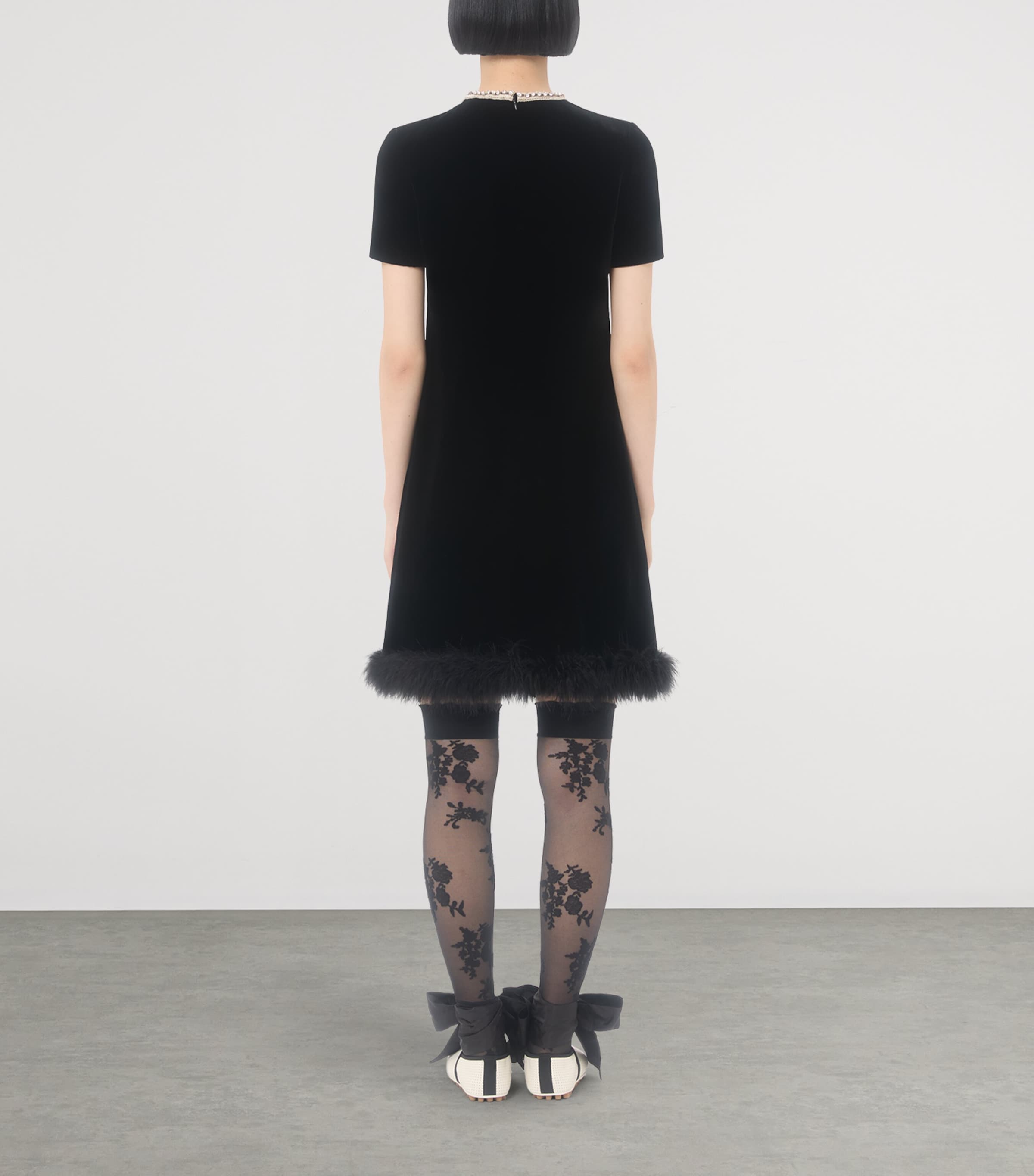 Embellished Mini Dress NUD Image 4