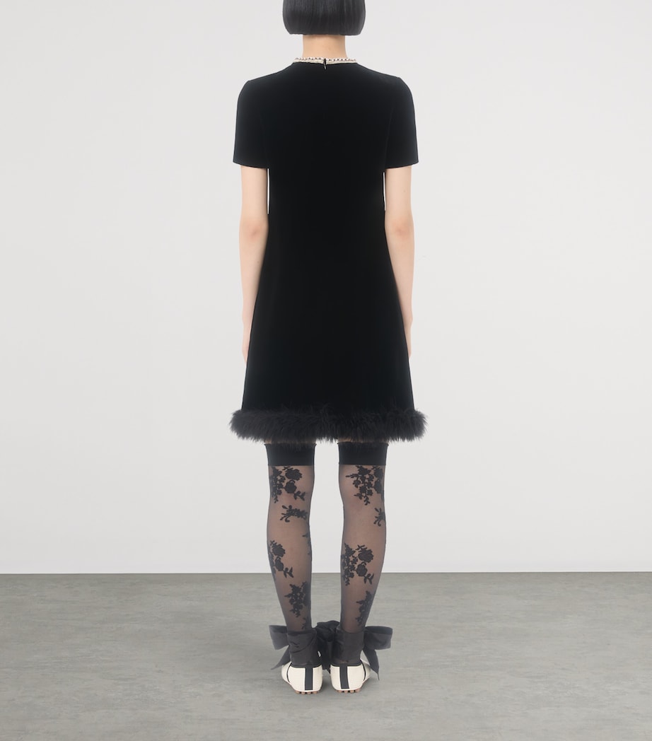 Embellished Mini Dress NUD Image 4