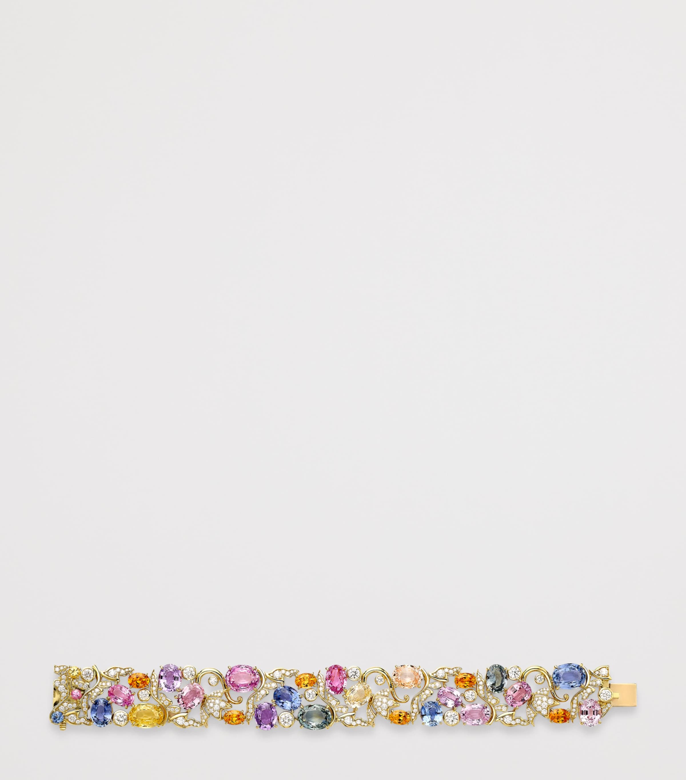 Boodles Yellow Gold, Diamond and Sapphire The Palace Collection Queen Anne's Mural Bracelet Yellow Image 3