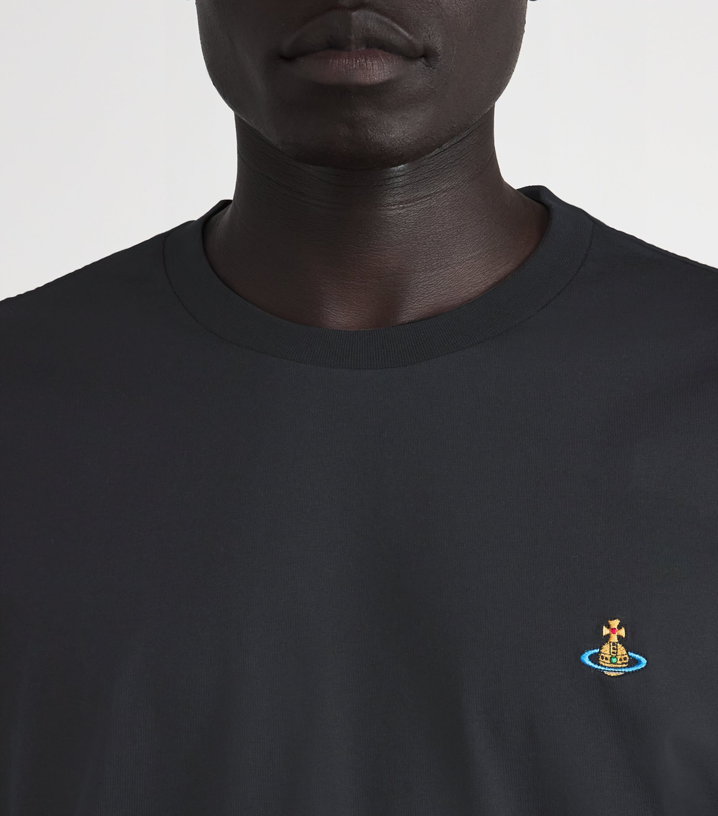 Organic Cotton Orb T-Shirt N401 BLACK Image 6