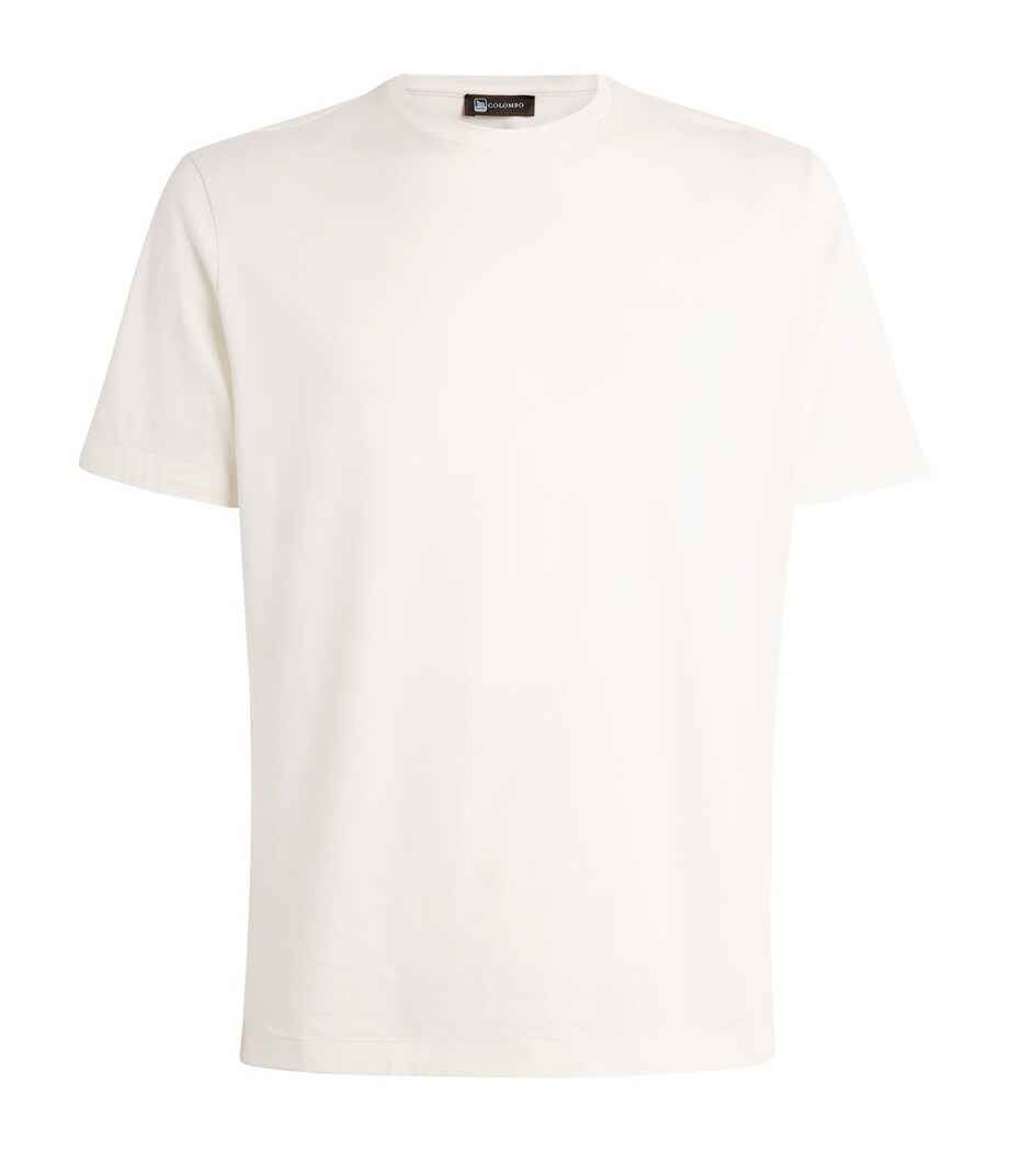 Colombo Mens Silk-Cotton T-Shirt Image 1