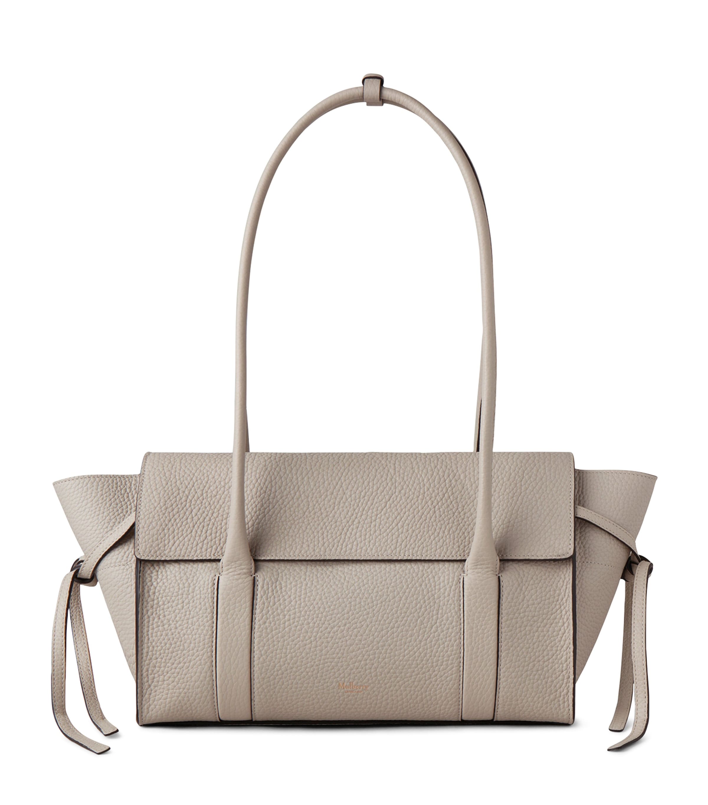 Shop Mulberry Small Soft Bayswater Shoulder Bag In White