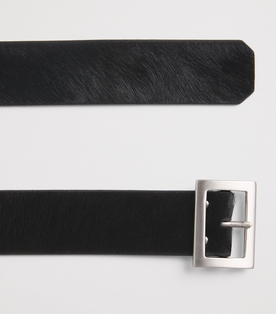 Cowhide Stooges Belt BLACK Image 4