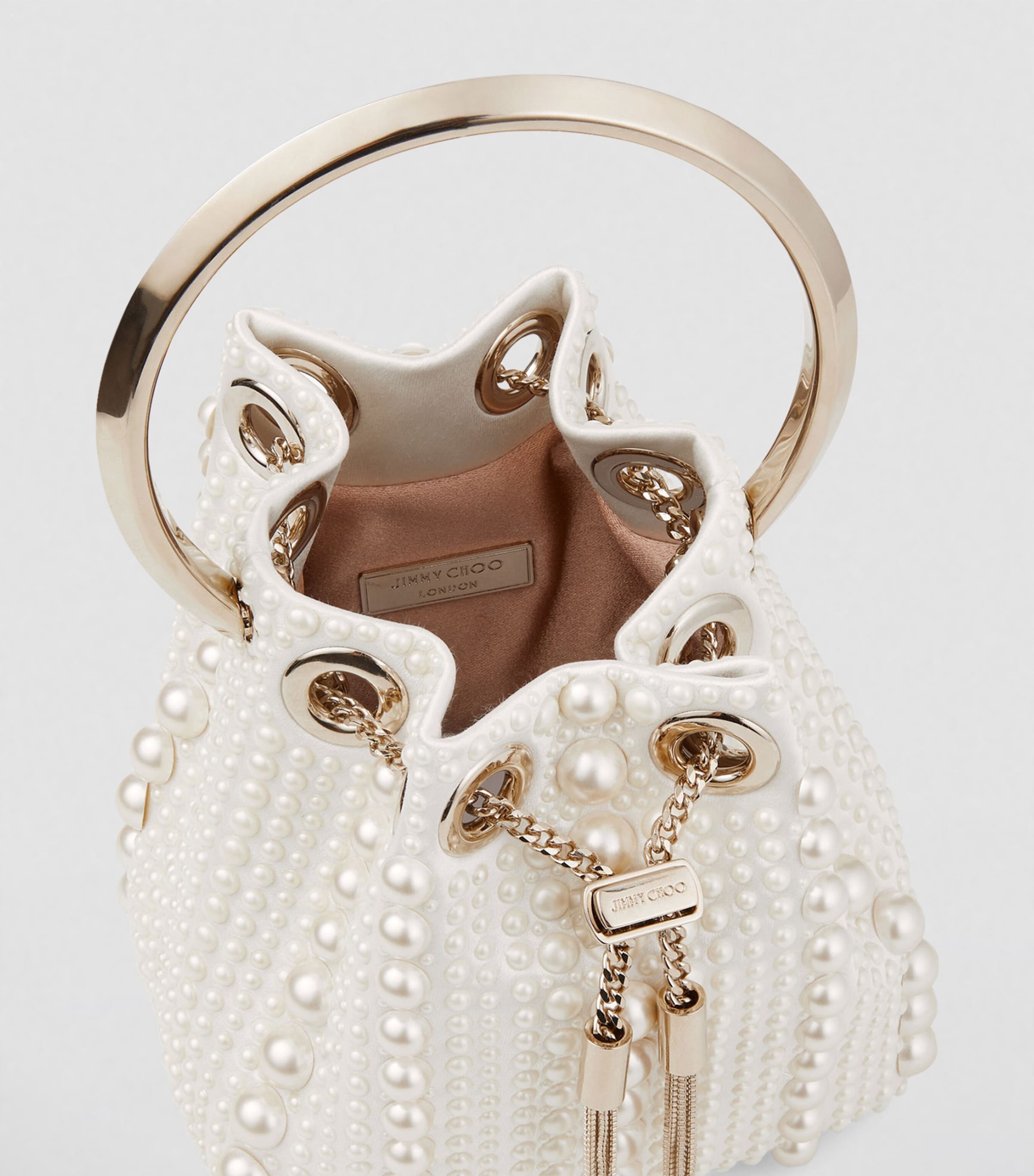 Micro Bon Bon Top-Handle Bag IVORY Image 4