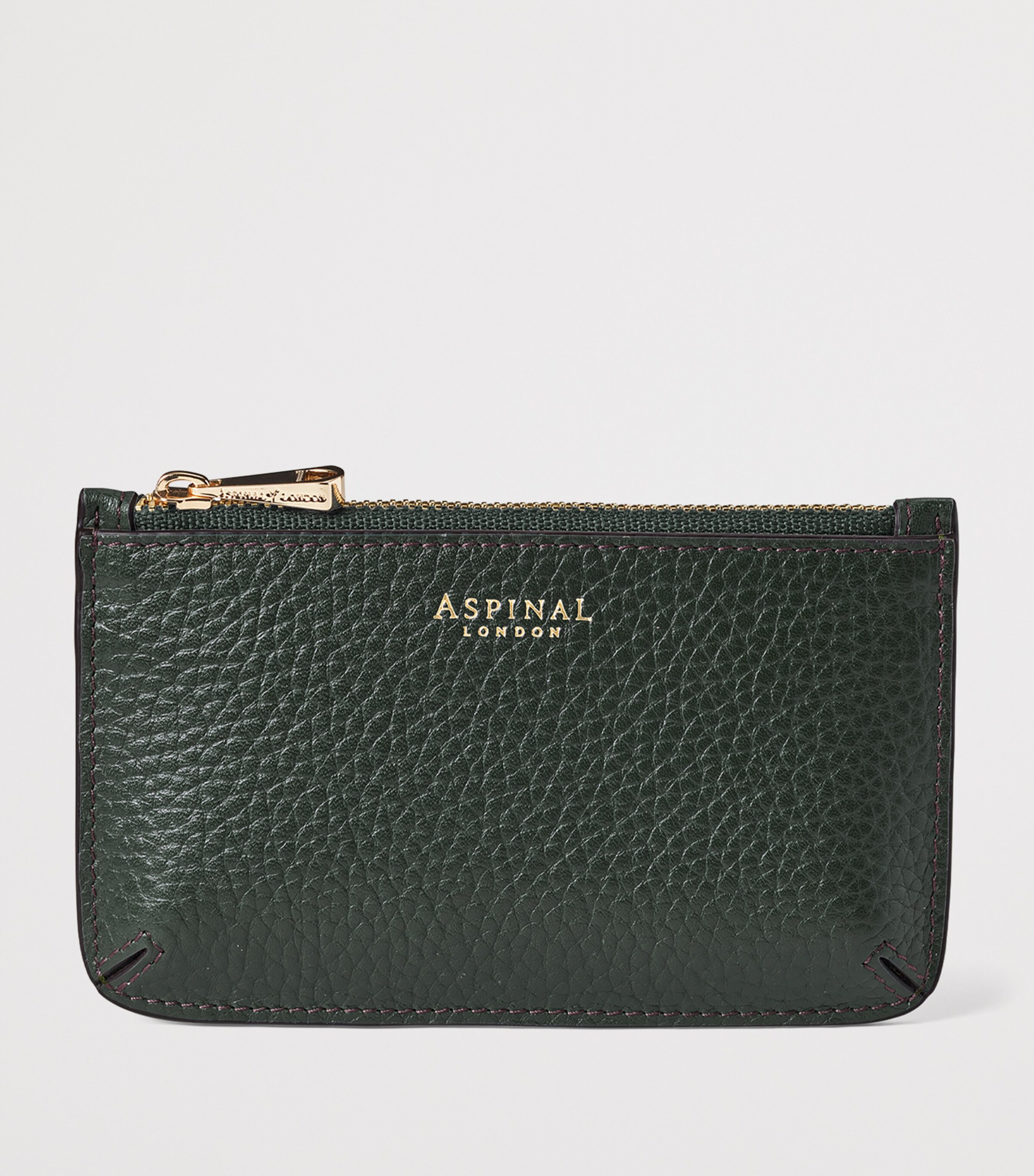 Leather Zipped Ella Card Holder ALPINE Image 2