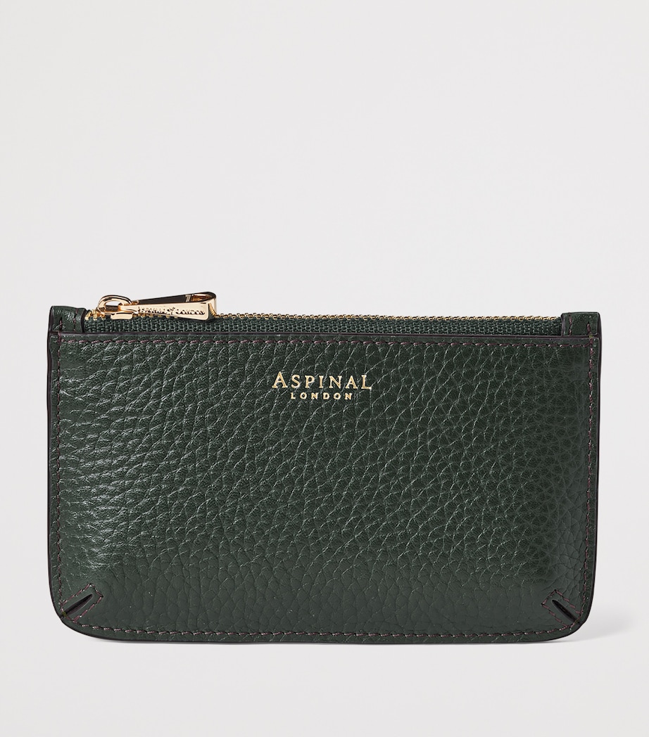 Leather Zipped Ella Card Holder ALPINE Image 2