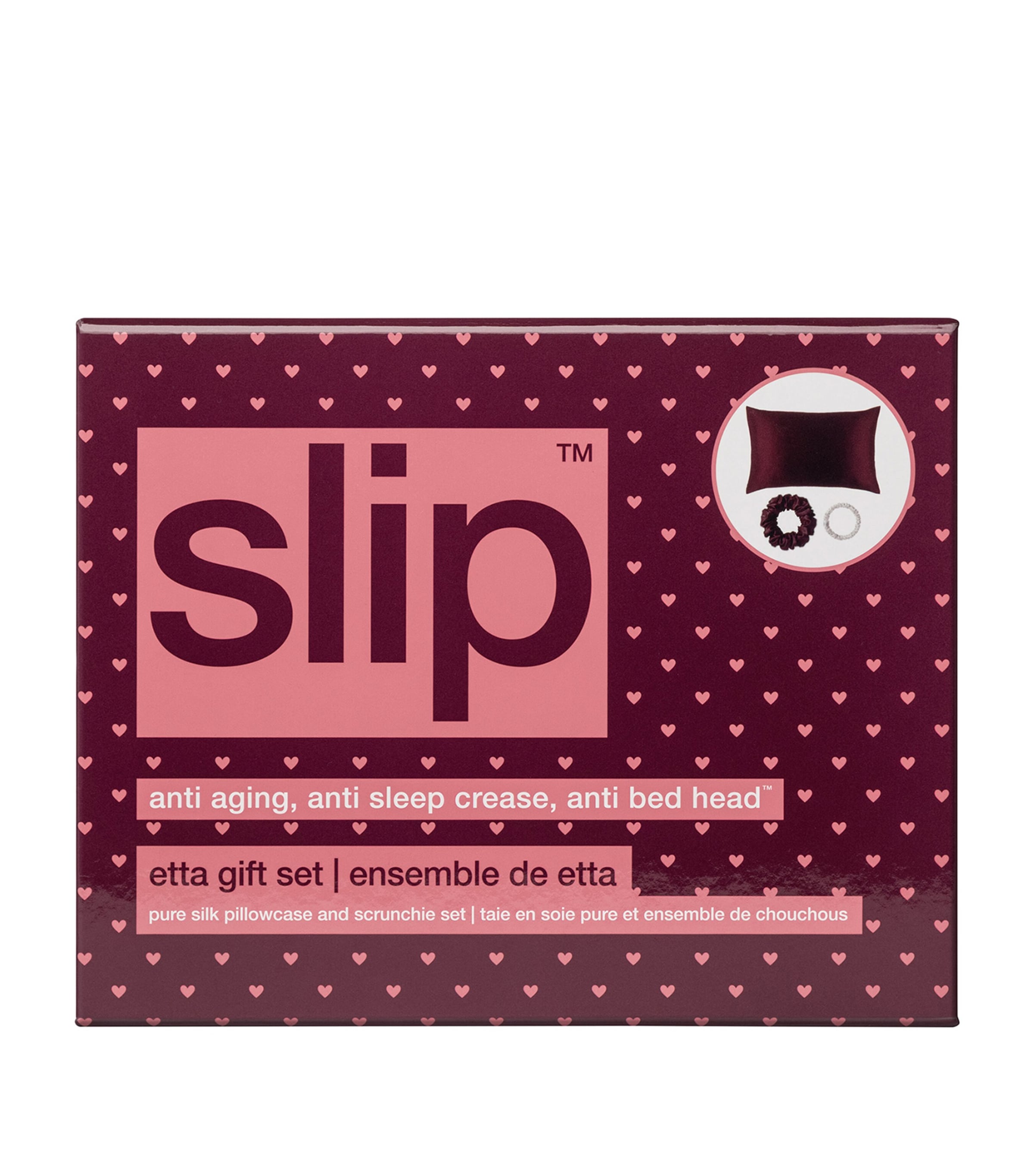 Slip Pure Silk Etta Pillowcase and Scrunchies Sleepover Set (51cm x 76cm) Etta Image 6