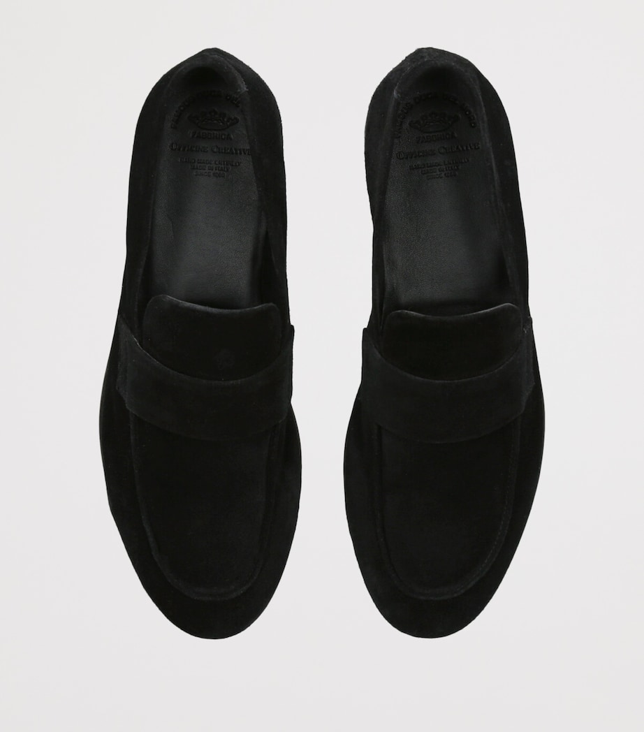 Officine Creative Suede Blair Loafers Black Image 3