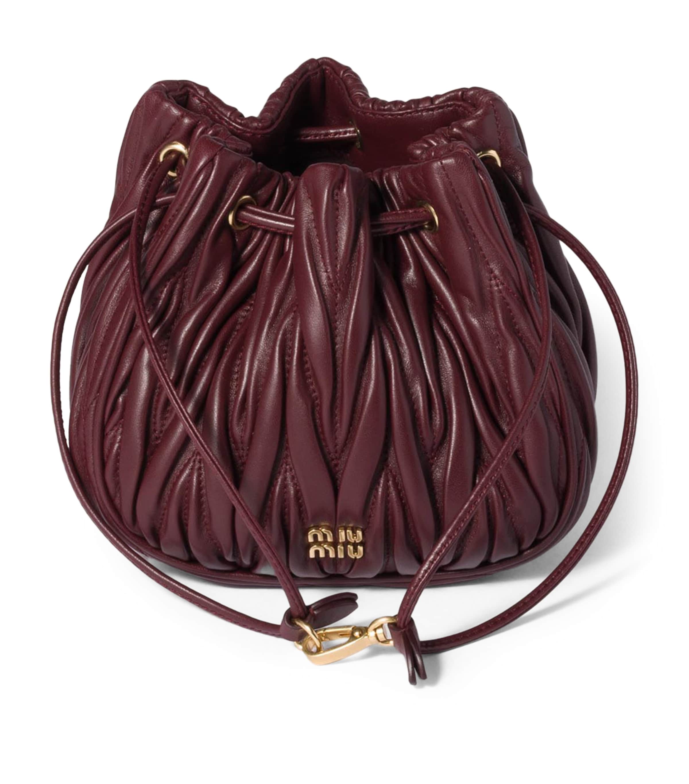 Matelassé Nappa Leather Pouch F0007 Image 1