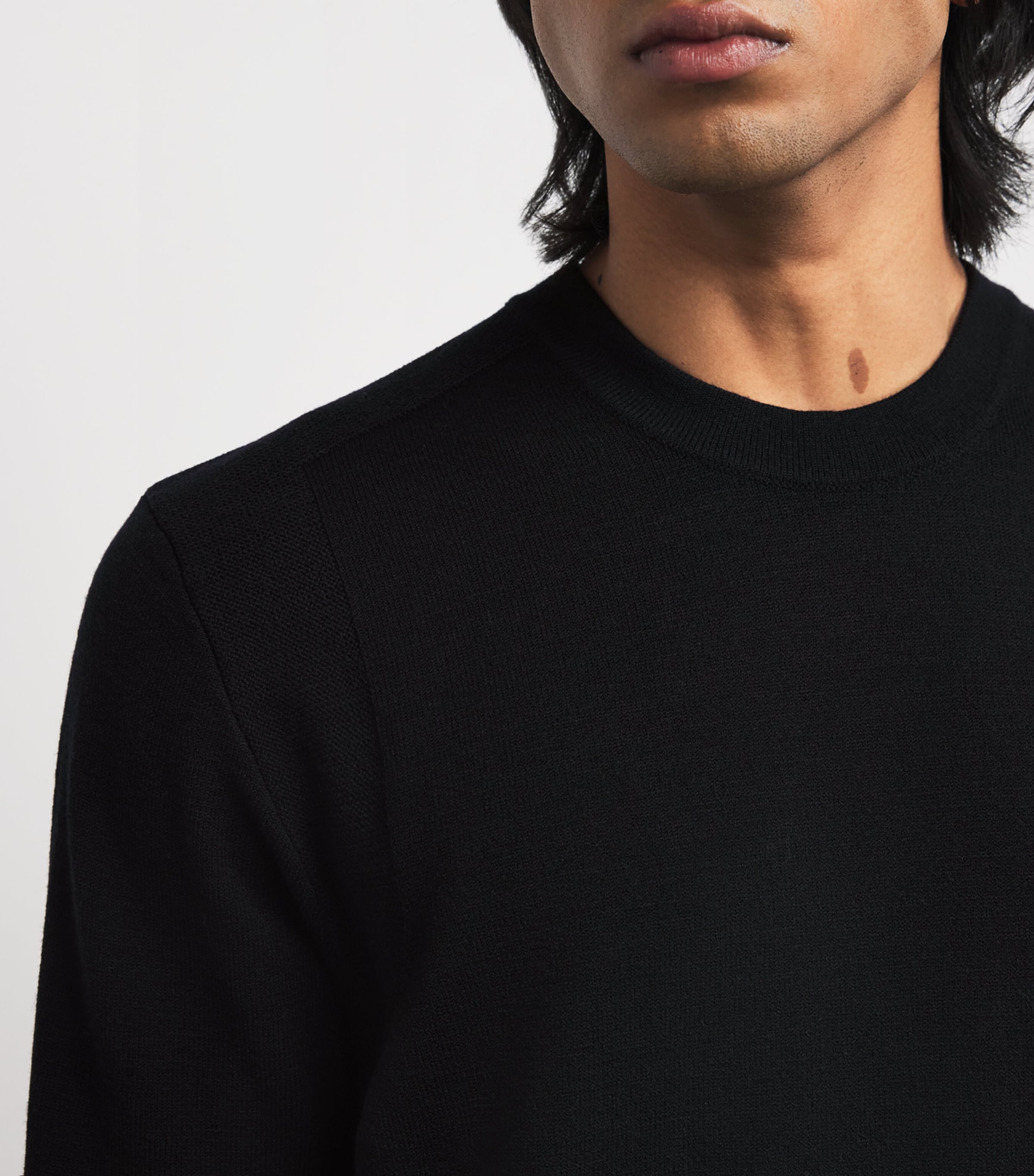 Wool-Blend Crew-Neck Sweater V0020 Image 6