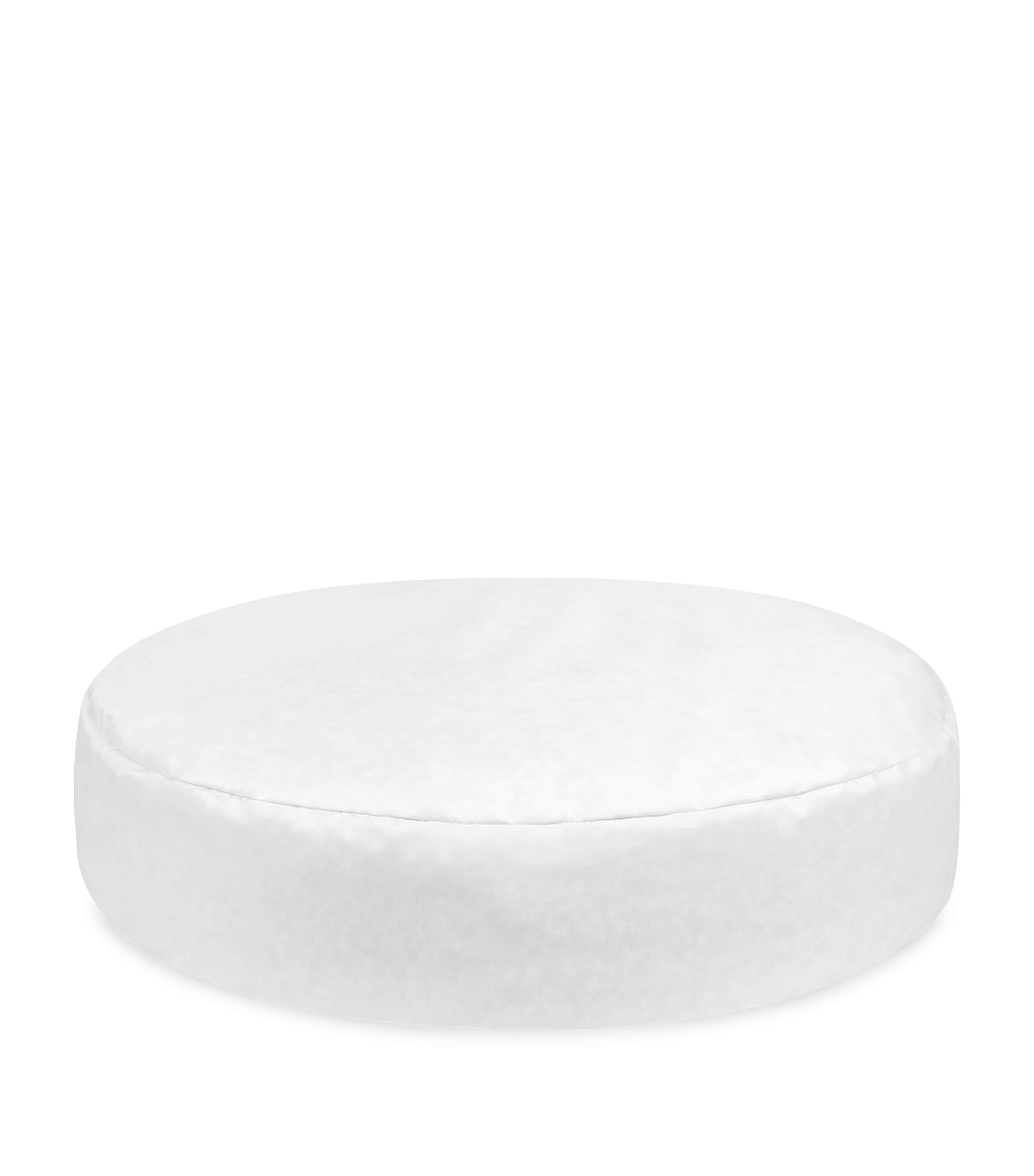 Small Organic Pet Pouf BEIGE Image 5