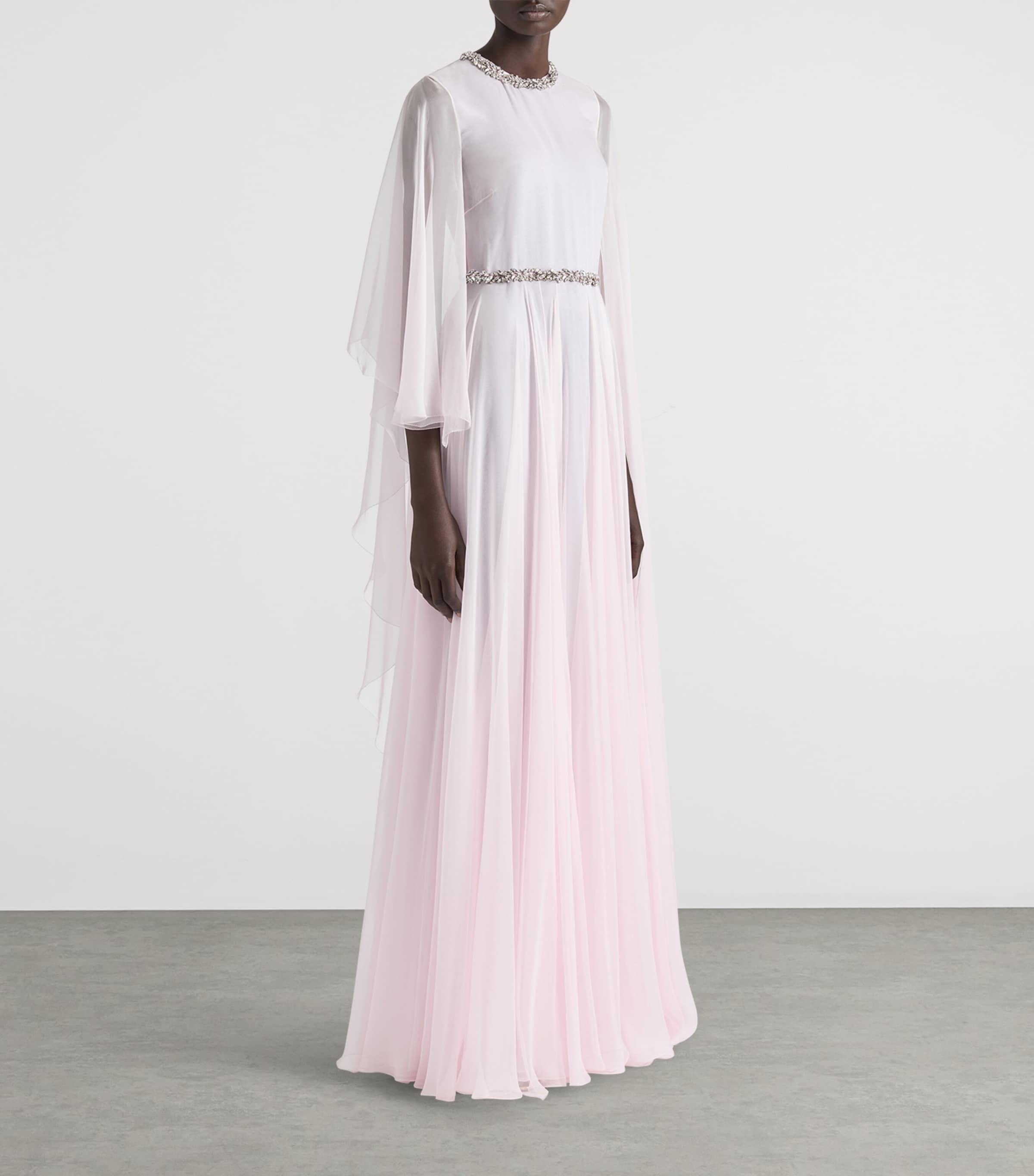 Draped Gown LIGHT PINK Image 4