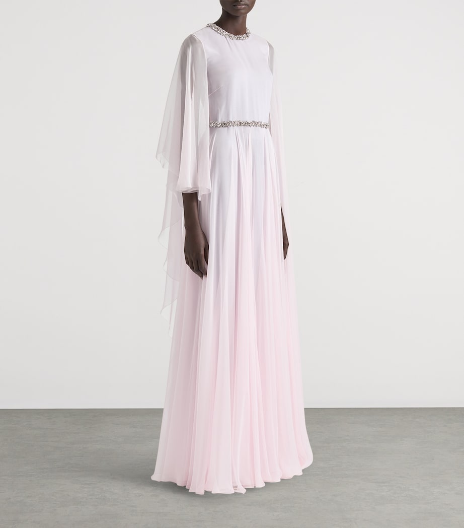 Draped Gown LIGHT PINK Image 4