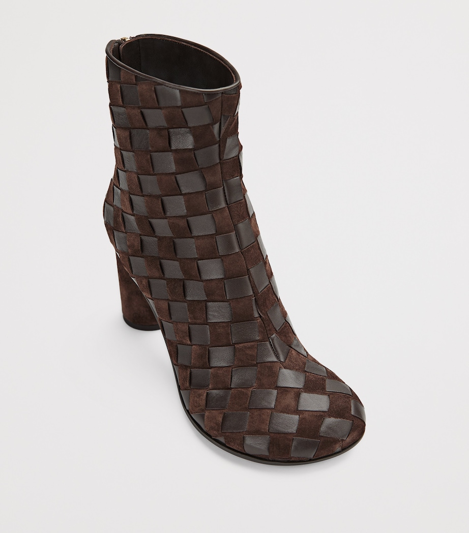 Leather Atomic Ankle Boots 75 2113 Image 6