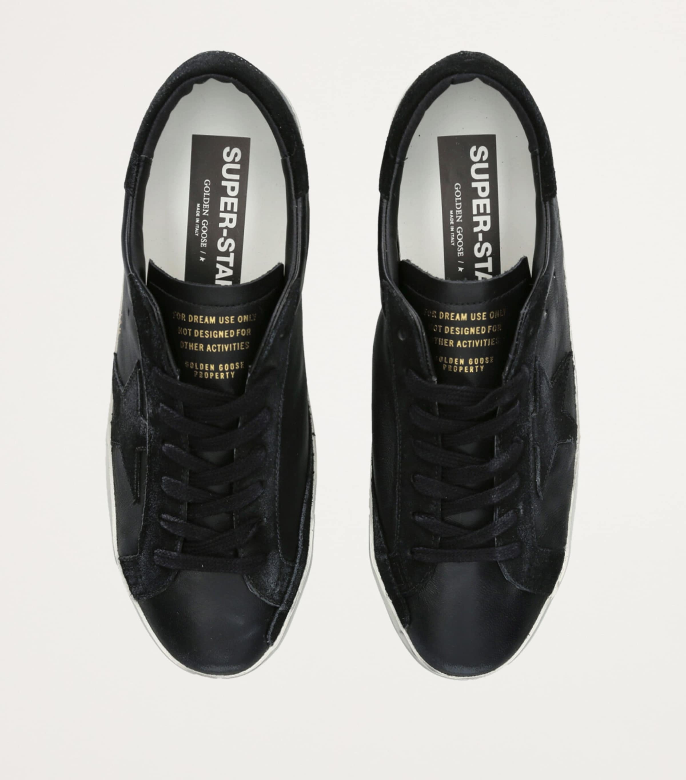 Leather Super-Star Sneakers BLACK Image 4