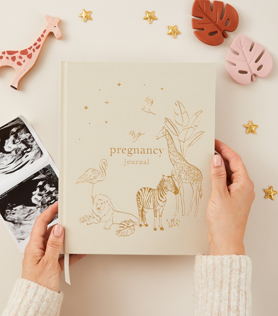 Safari My Pregnancy Journal IVORY/BEIGE, GOLD Image 2