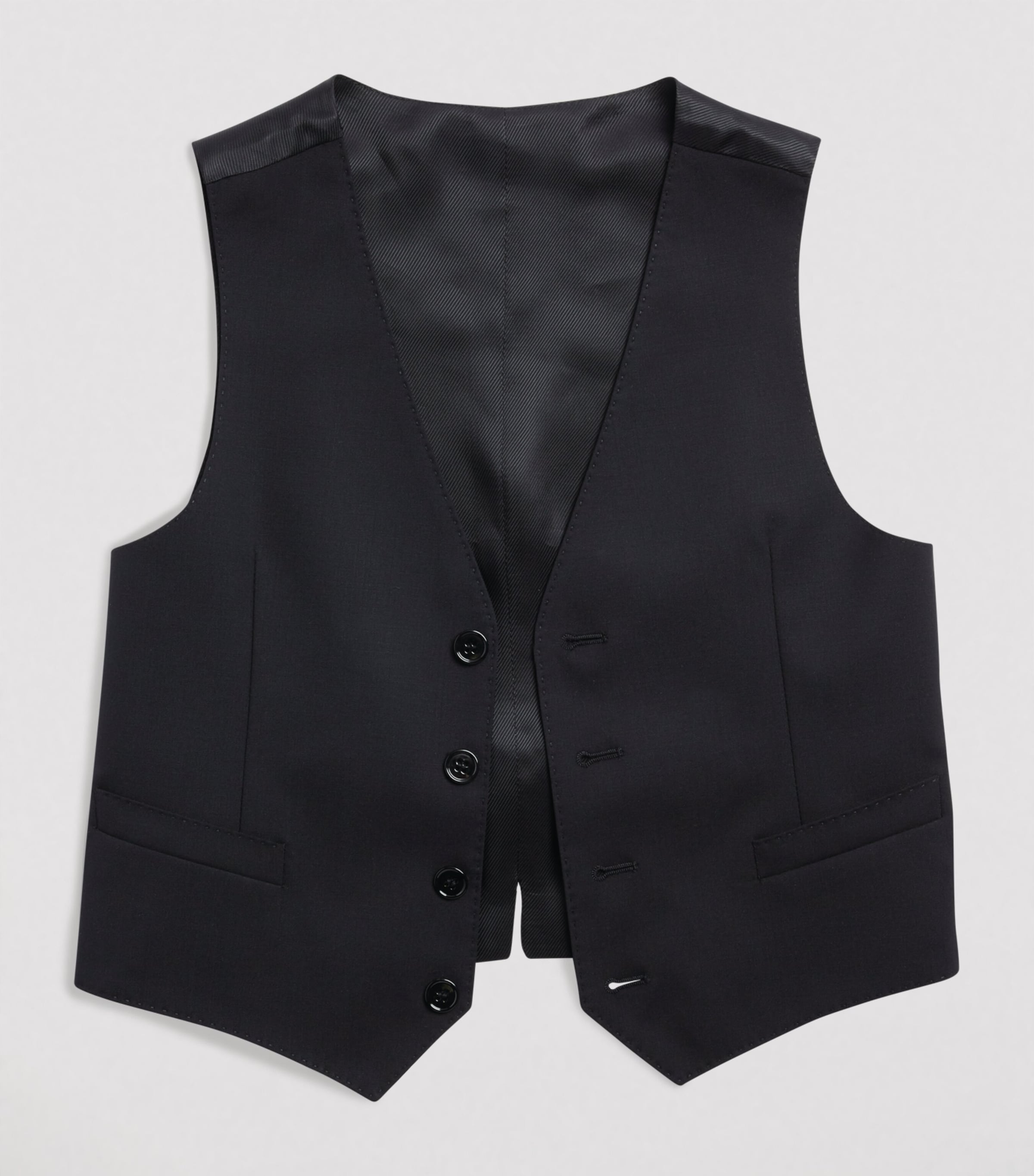 Dolce&Gabbana Kids Tailored Waistcoat (8-12 Years) Black Image 3