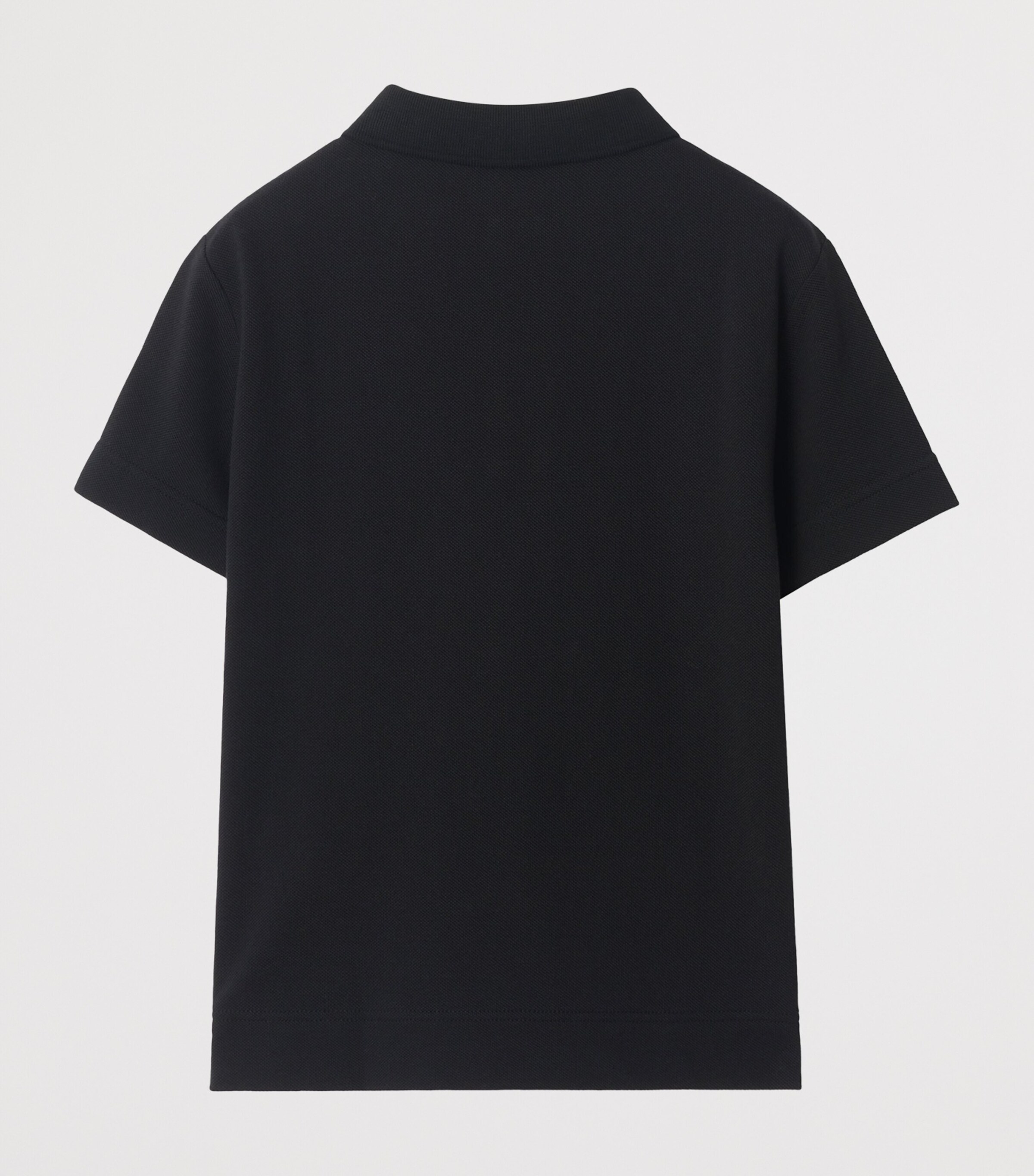 Burberry Kids Cotton Polo Shirt (3-12 Years) Black Image 2