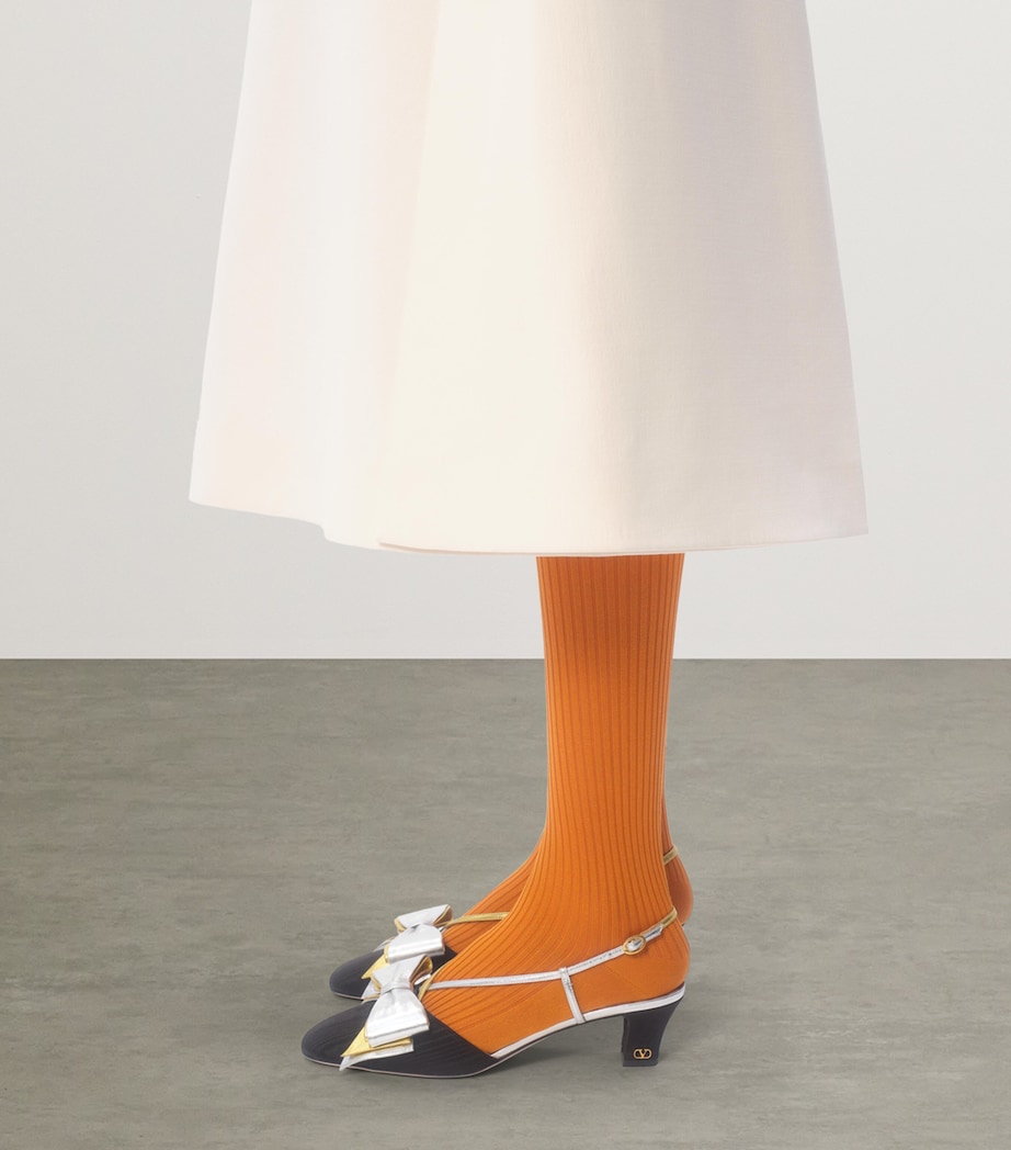 Virgin Wool-Silk Midi Dress A03 Image 4