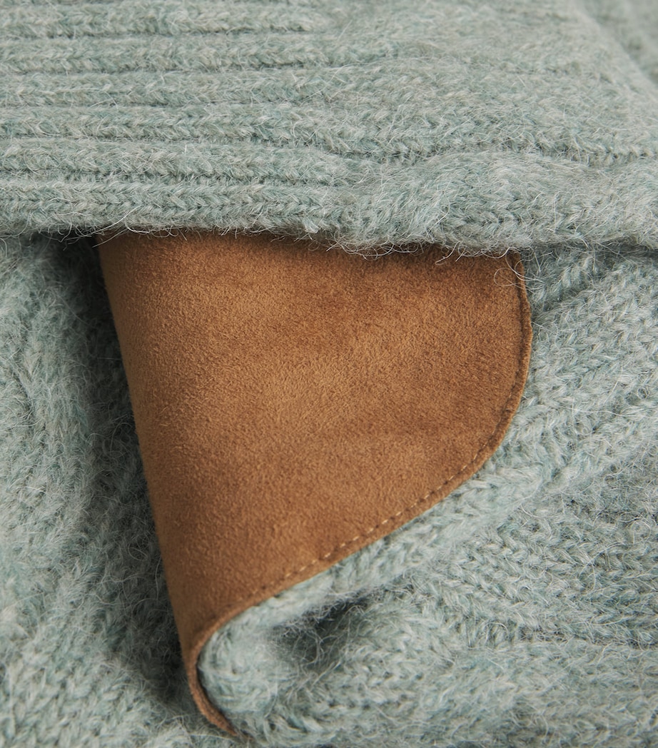 Wool-Blend Elbow-Patch Sweater GREEN Image 5