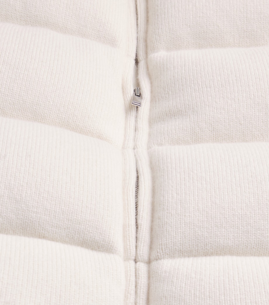 Down Merino Wool Gilet IVORY Image 5