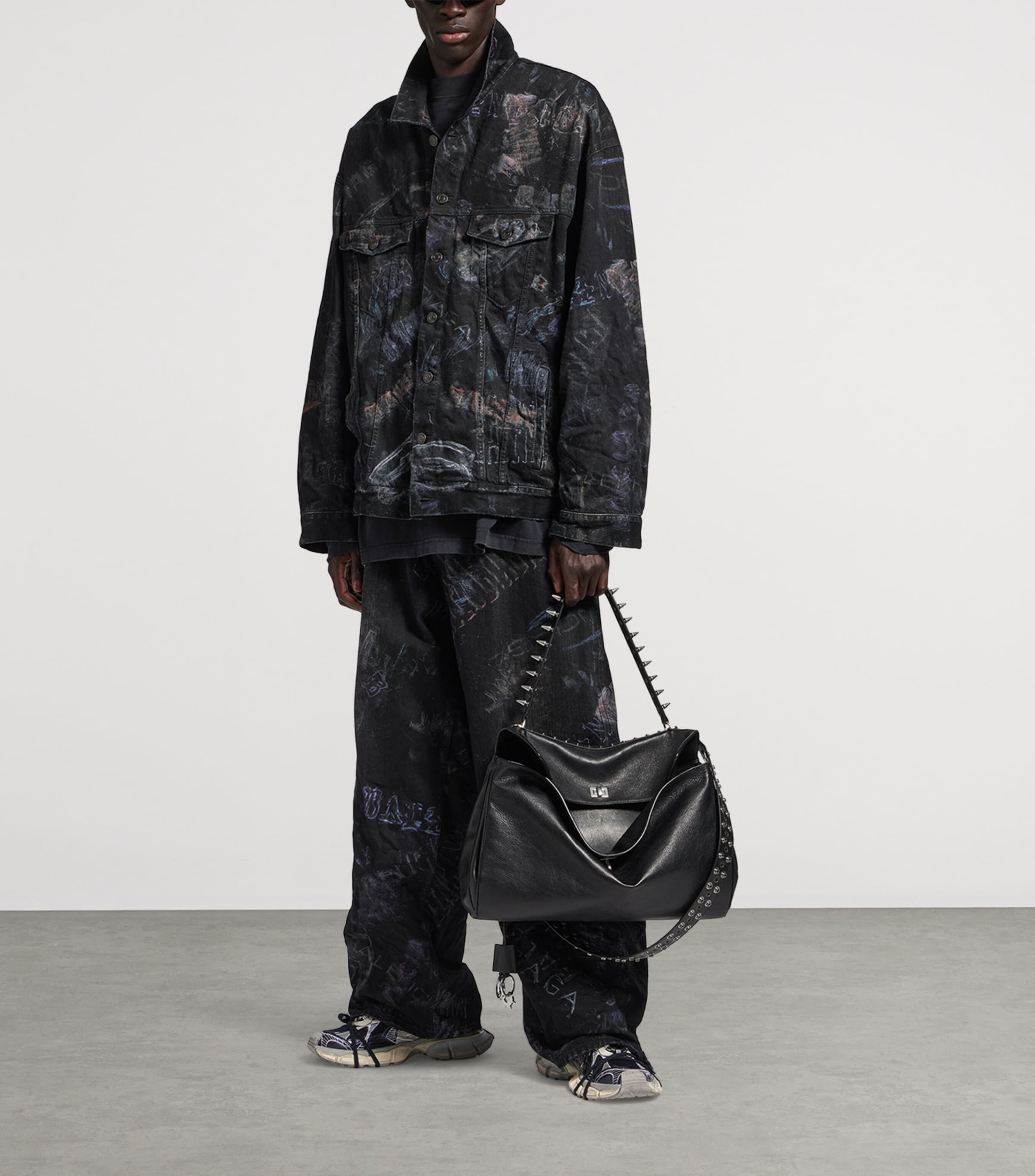 Printed Denim Jacket 1037 Image 2