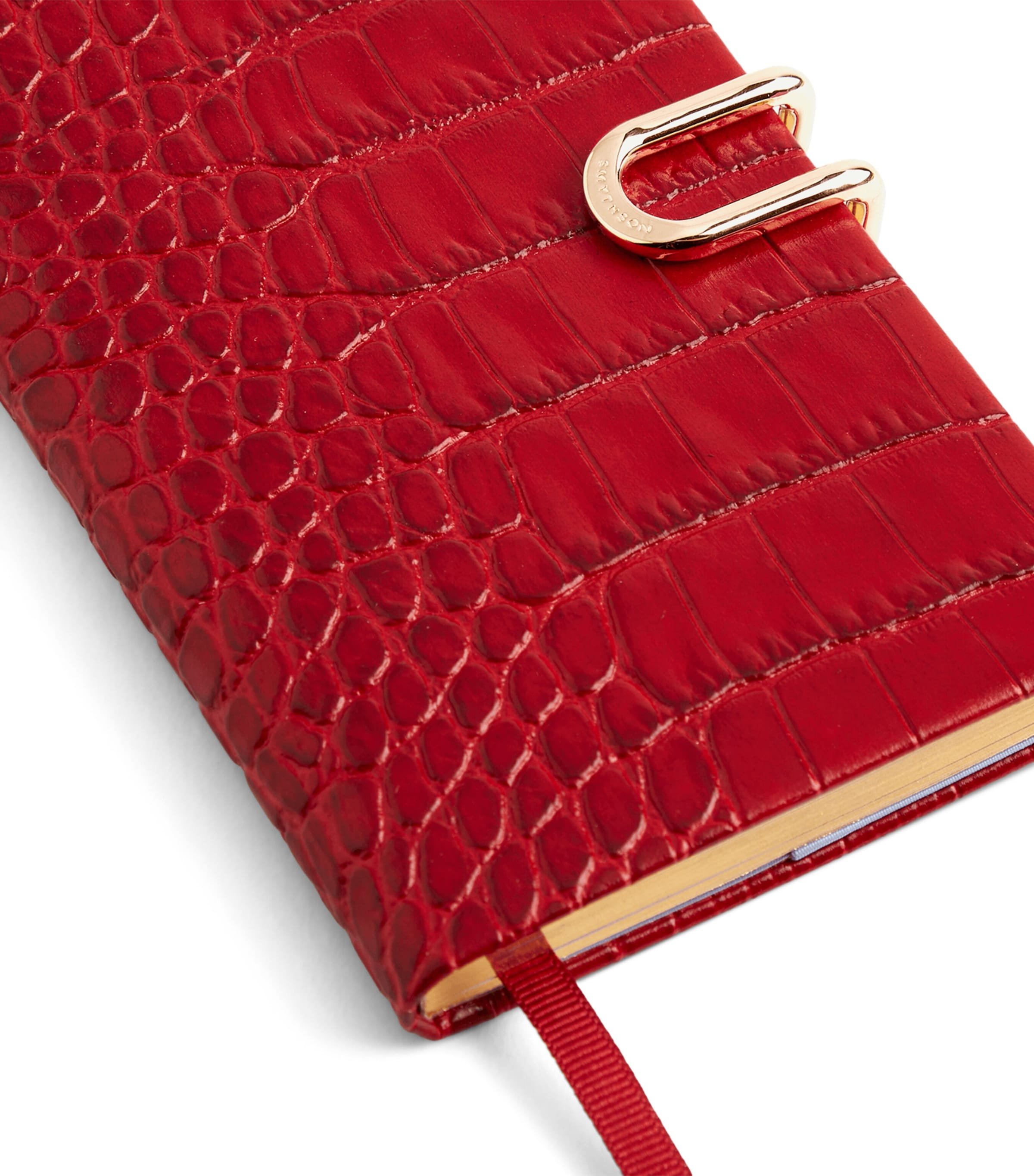 Smythson Leather Mara A6 2026 Mid-Year Diary Red Image 5