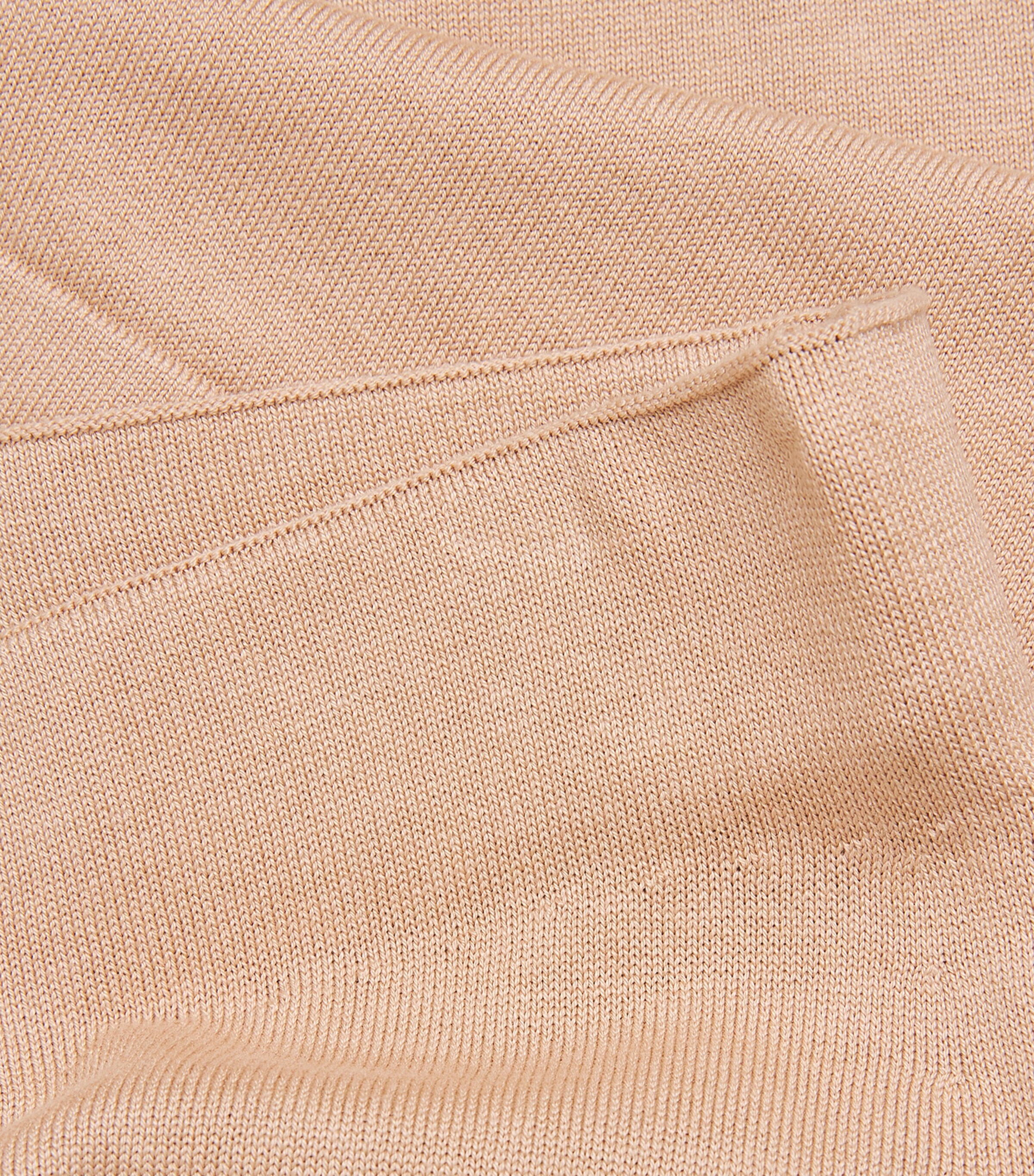 Falke Womens Silk-Cotton Leggings Camel Image 6