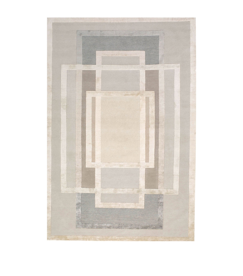 x David Rockwell Platinum Rug (3.05m x 2.44m) SILVER Image 1