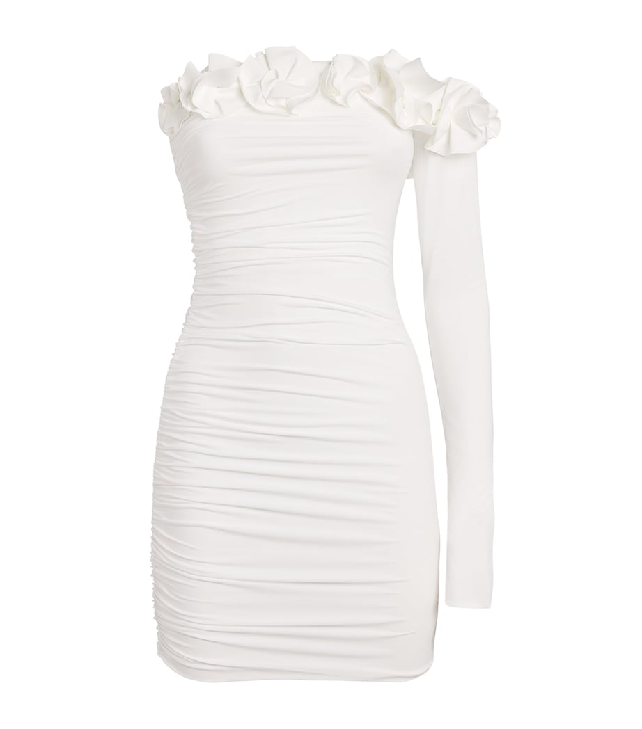Off-The-Shoulder Selvaggio Mini Dress WHT/OFF WHITE Image 1