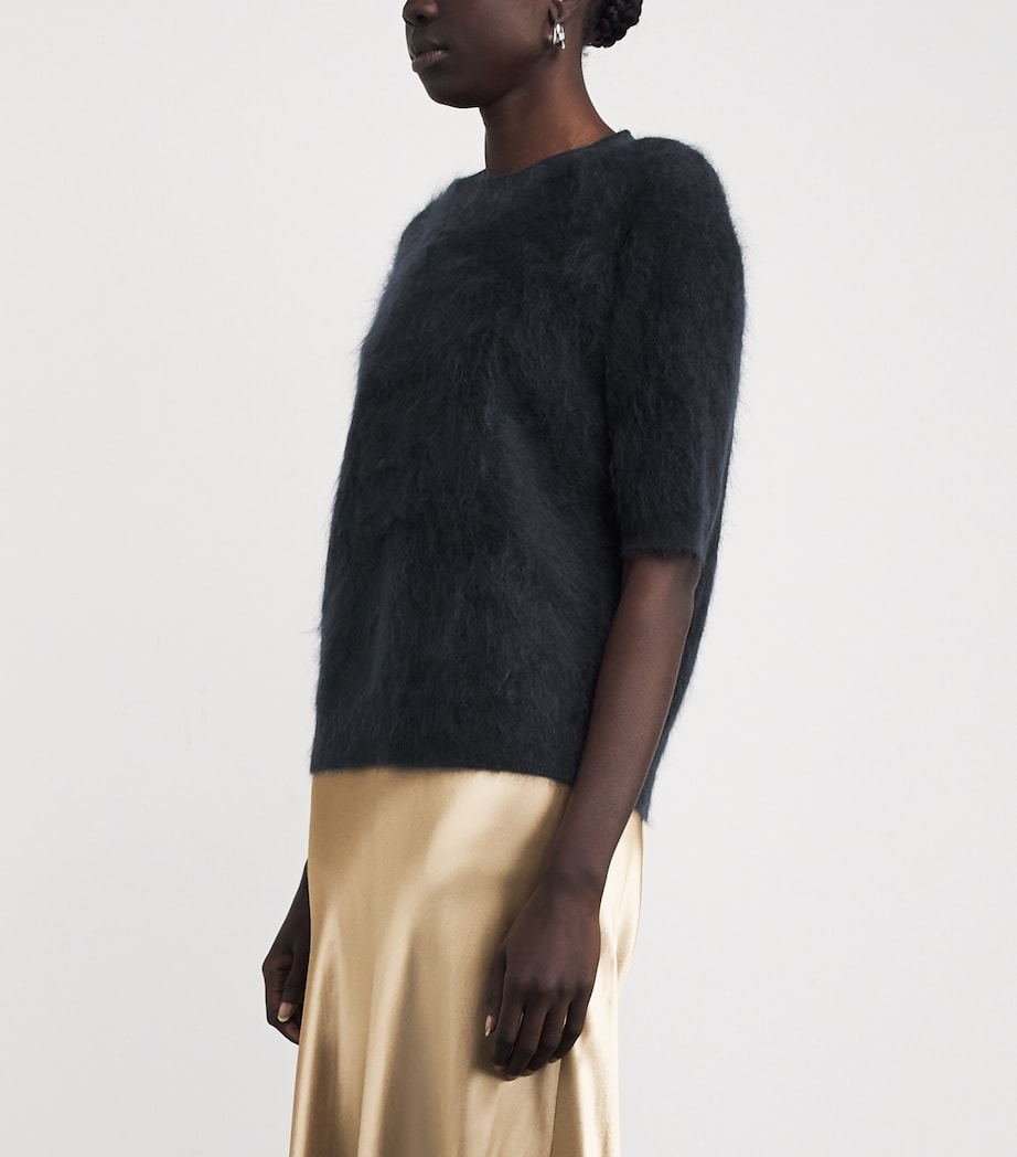 Brushed Cashmere Sweater INK Image 3