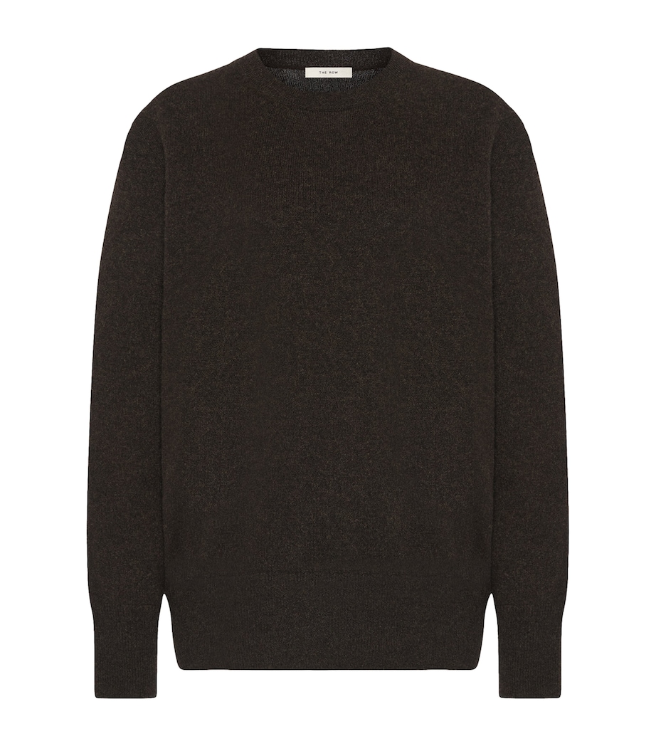 Leilani Cashmere Sweater BROWN MELANGE Image 1