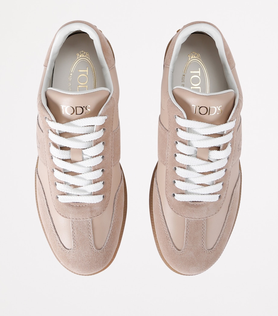 Tod's Allacciata Cassetta Sneakers Pale Pink Image 4