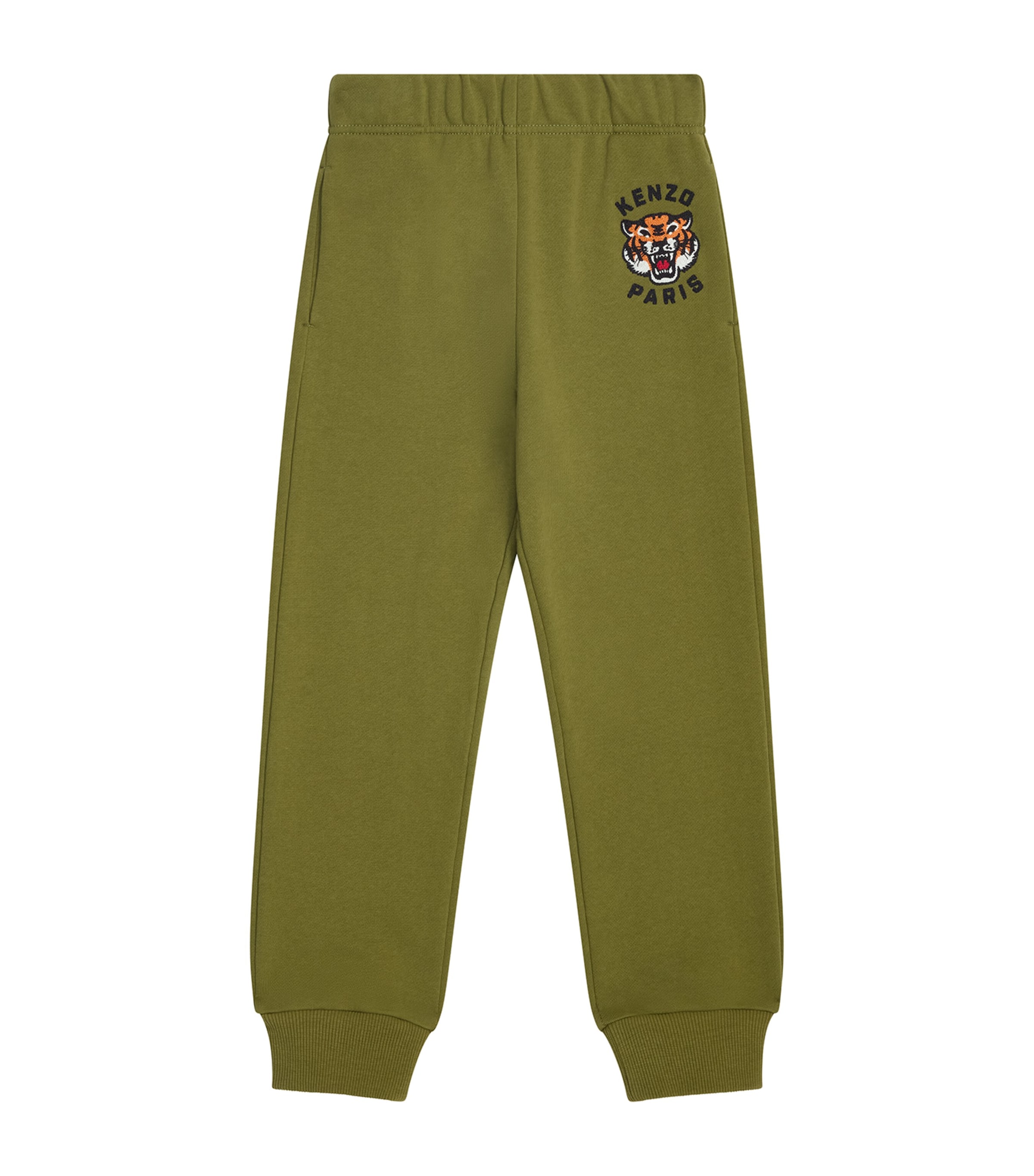 Kenzo Tiger Logo Sweatpants In Green